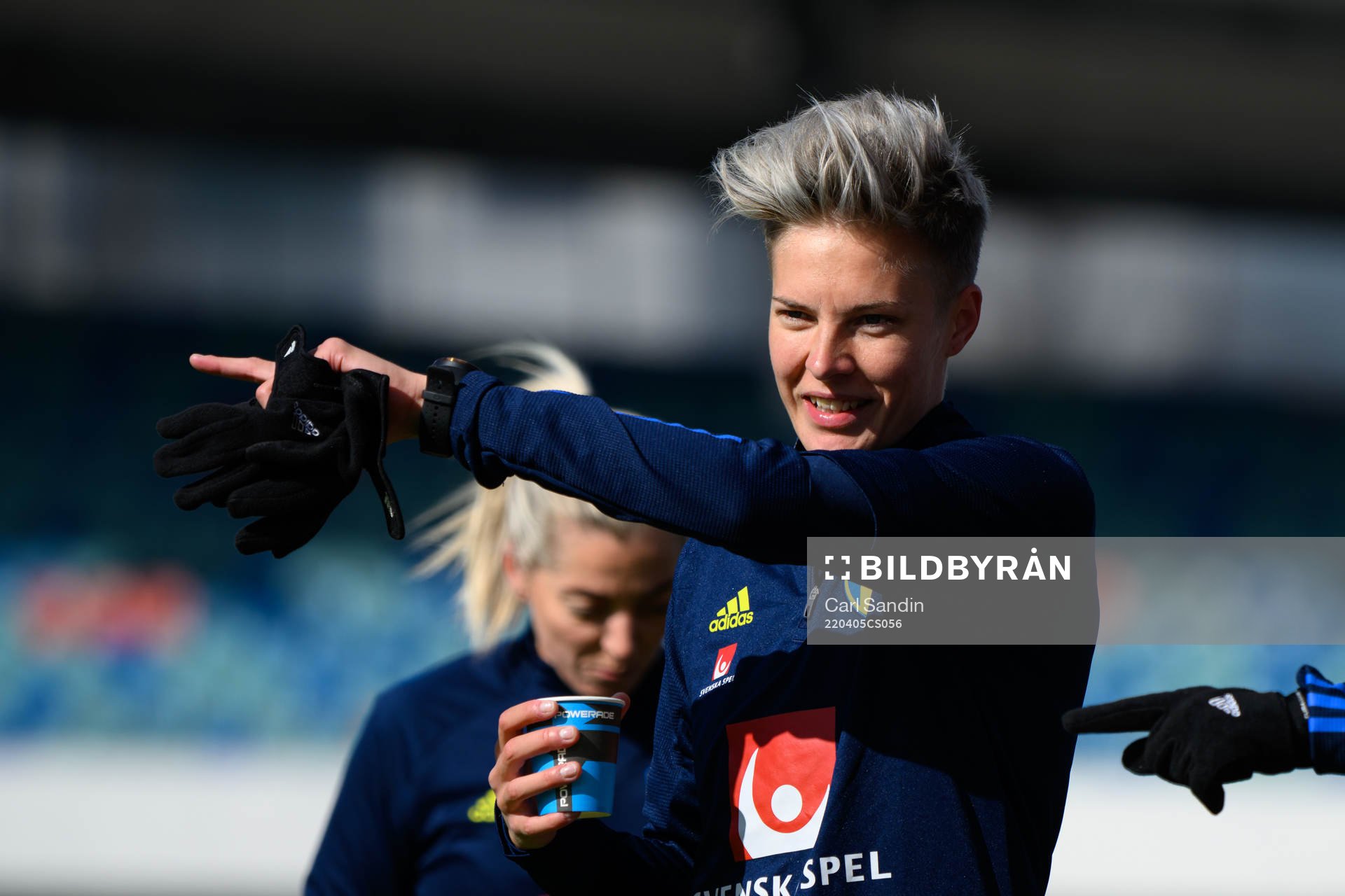 Lina Hurtig of the Swedish women's national football team