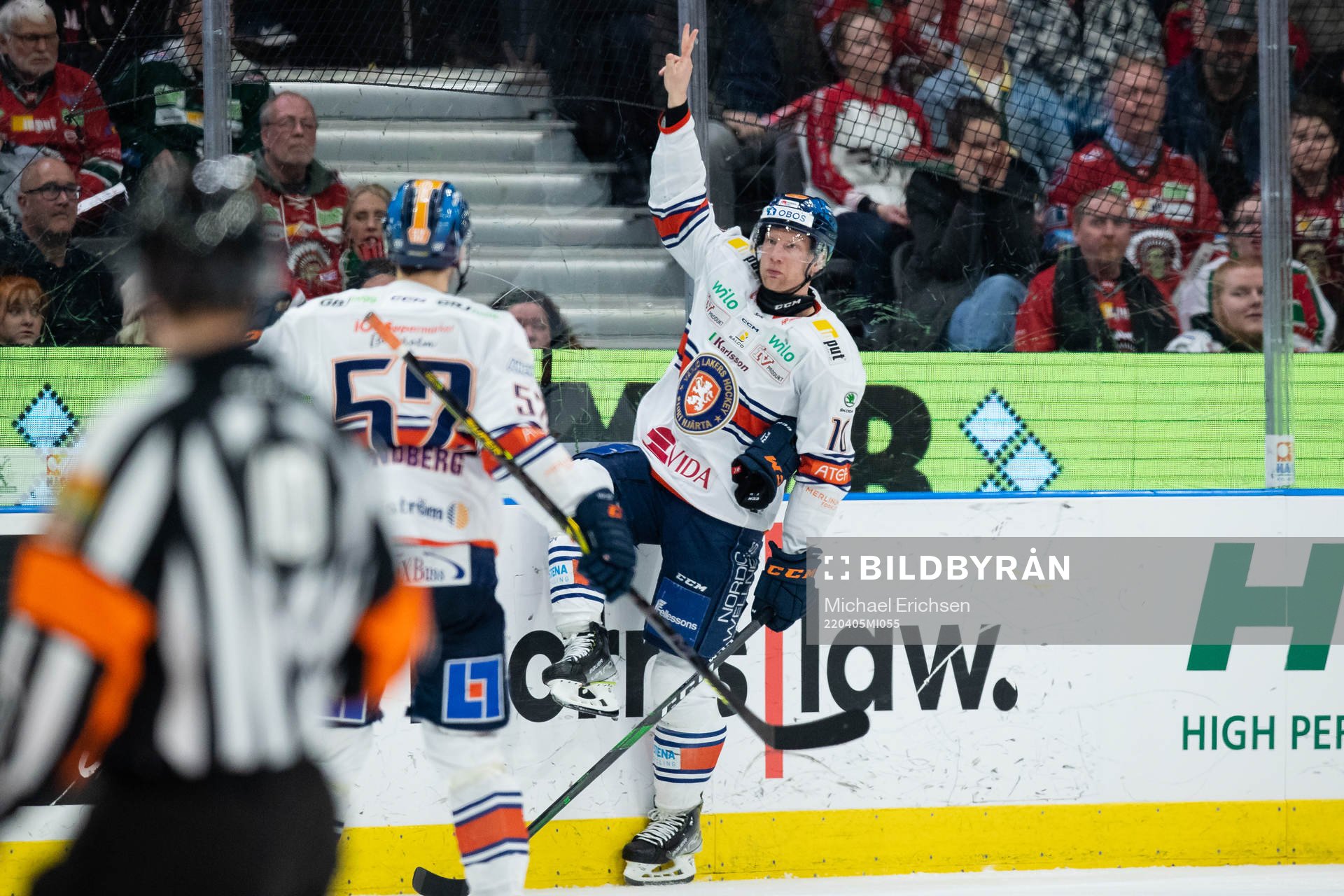 Växjös Richard Gynge jublar