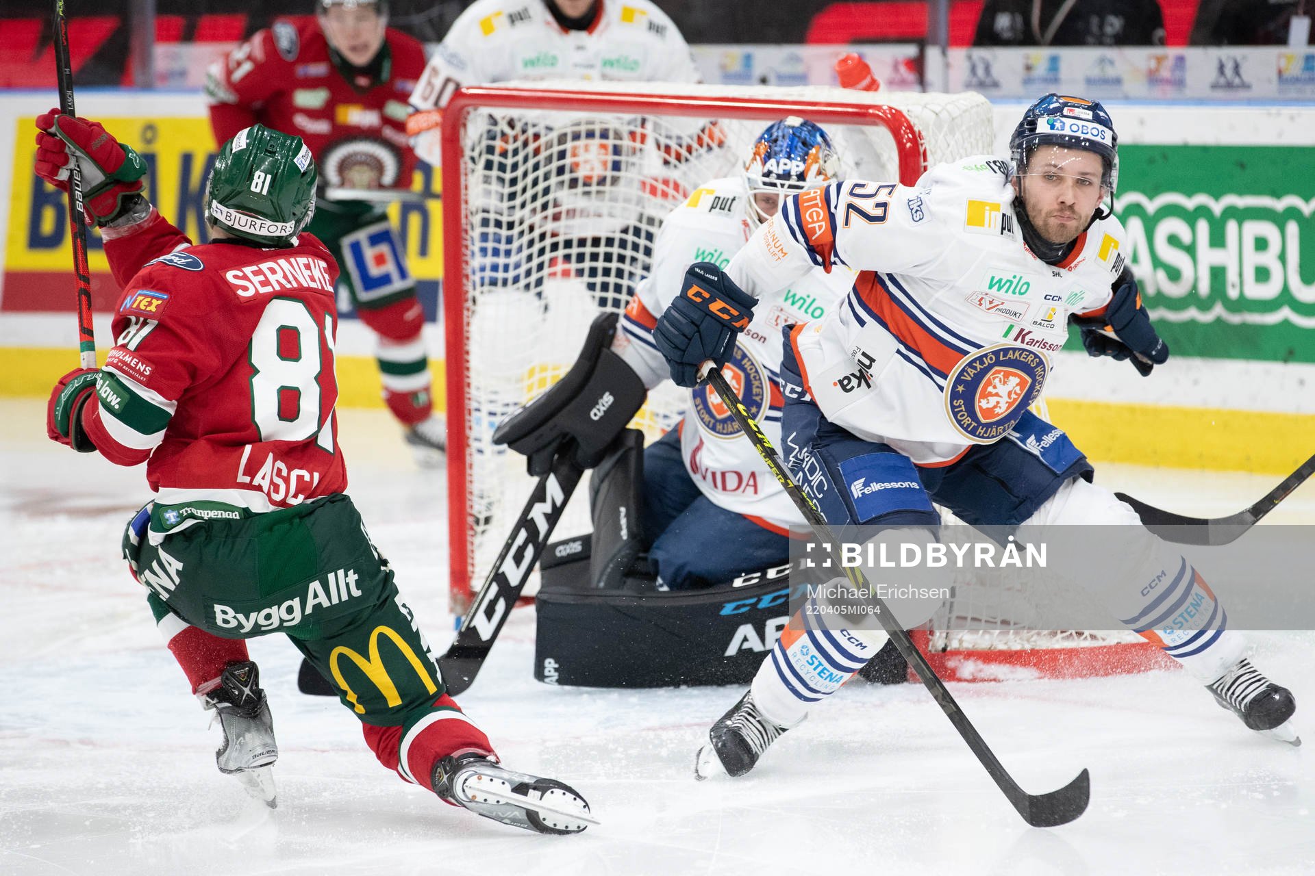 Frölundas Ryan Lasch och Växjös Arvid Lundberg