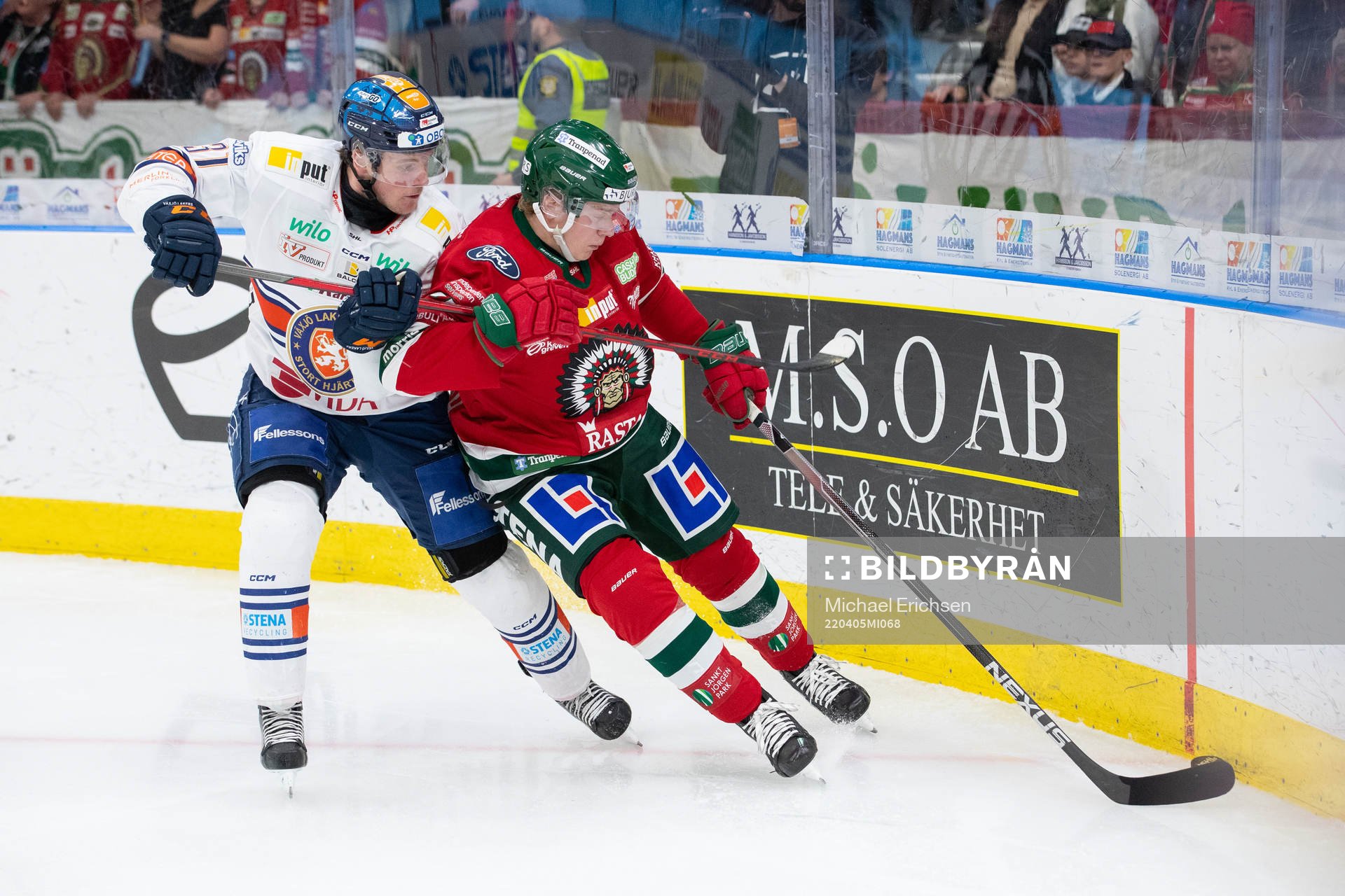 Frölundas Teodor Niederbach och Växjös Olle Lycksell