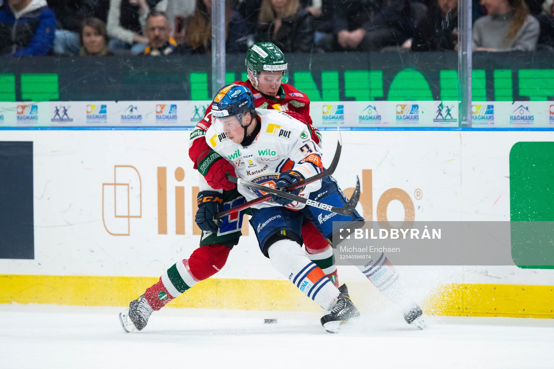 Växjös Olle Lycksell och Frölundas Karl Henriksson