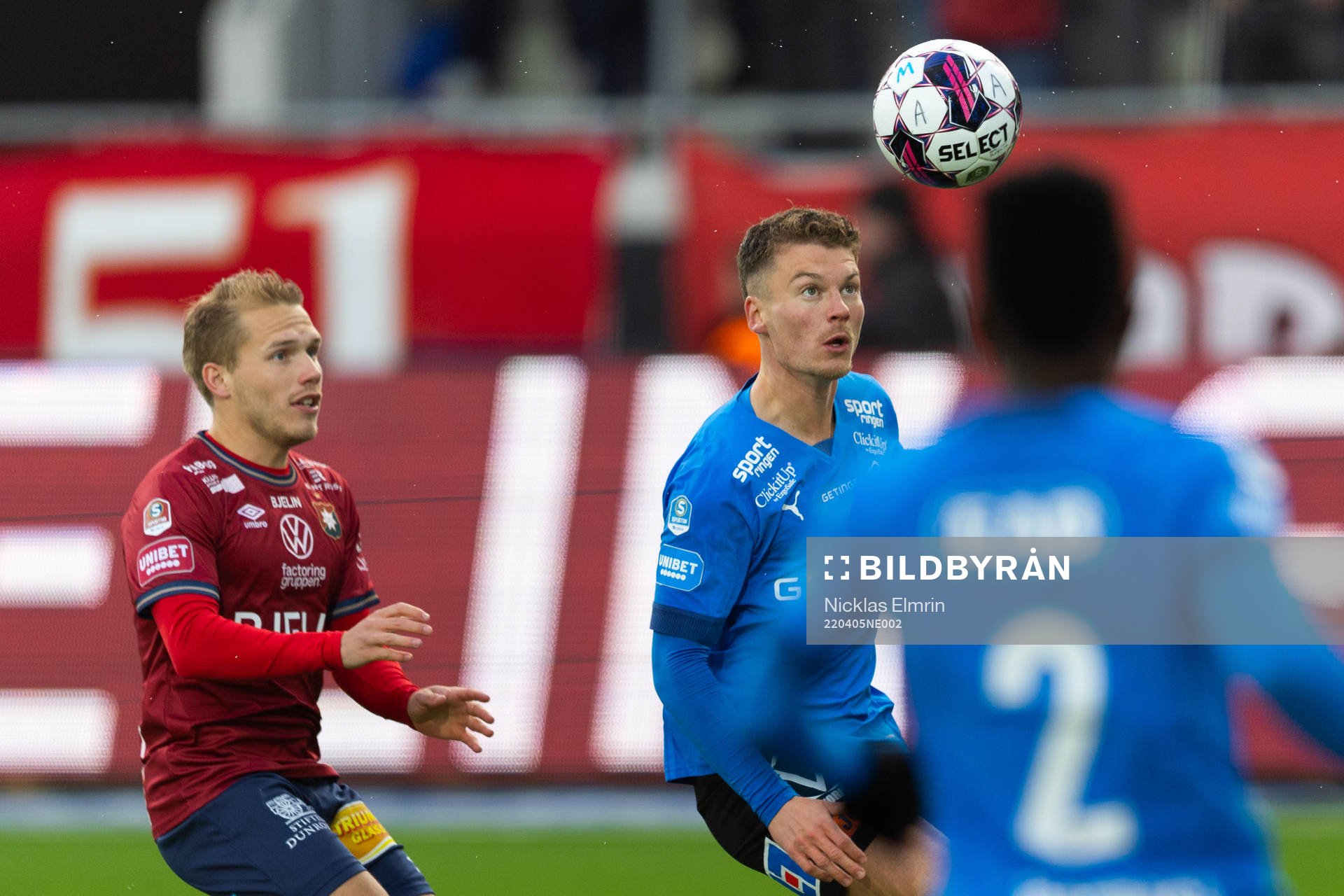 Örgrytes Hampus Dahlqvist och Halmstads Samuel Kroon