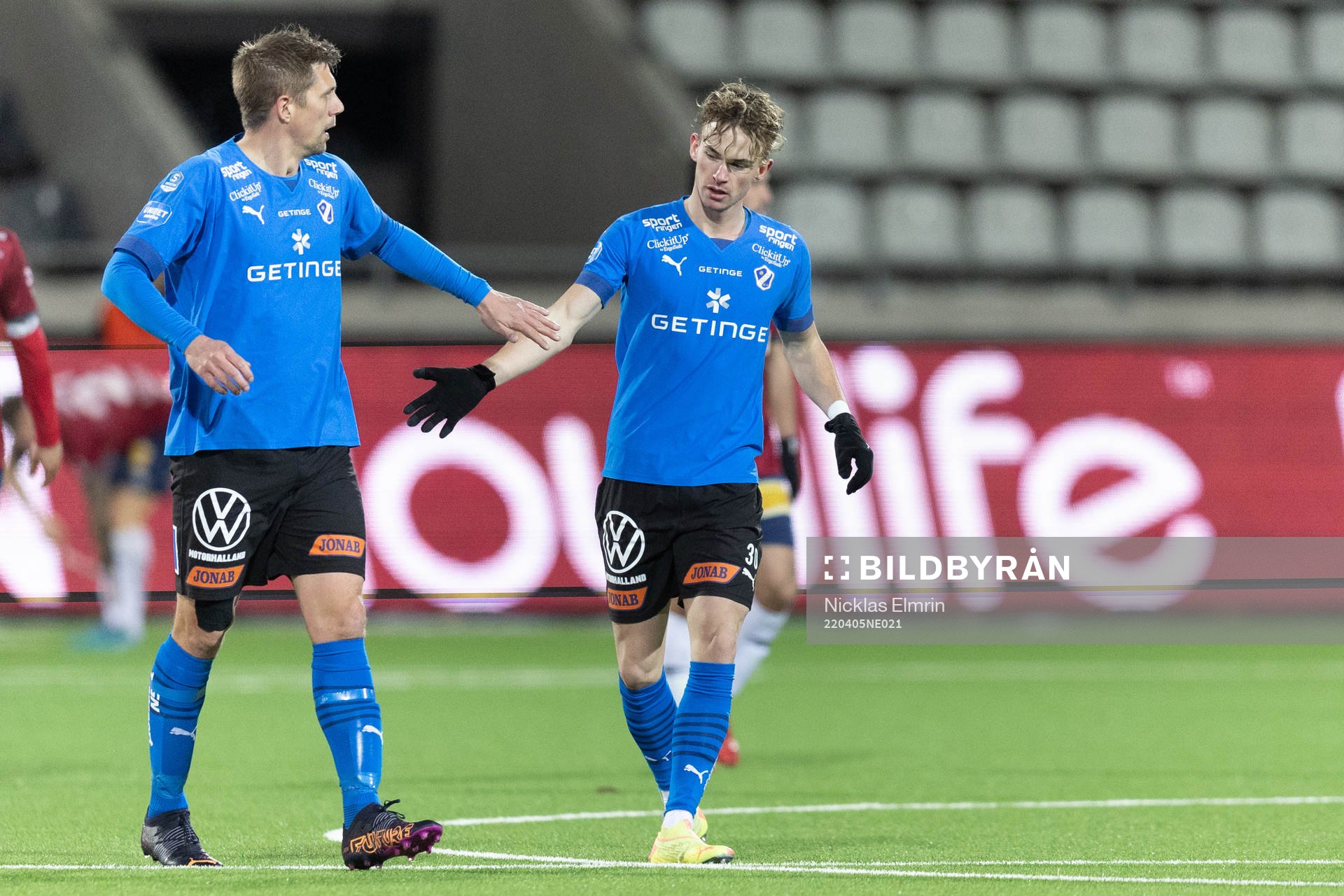 Halmstads Mikael Boman jublar