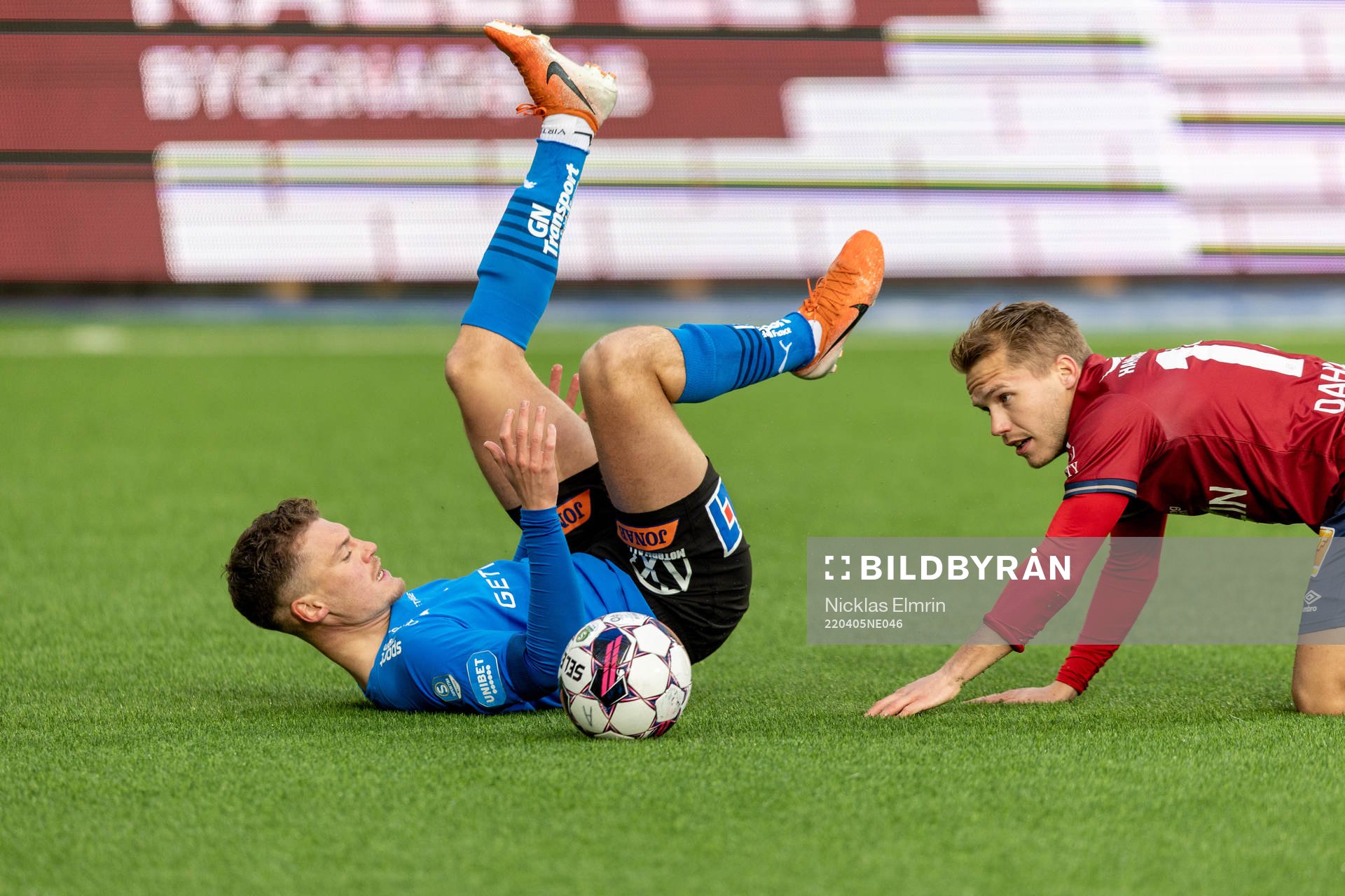 Halmstads Samuel Kroon och Örgrytes Hampus Dahlqvist