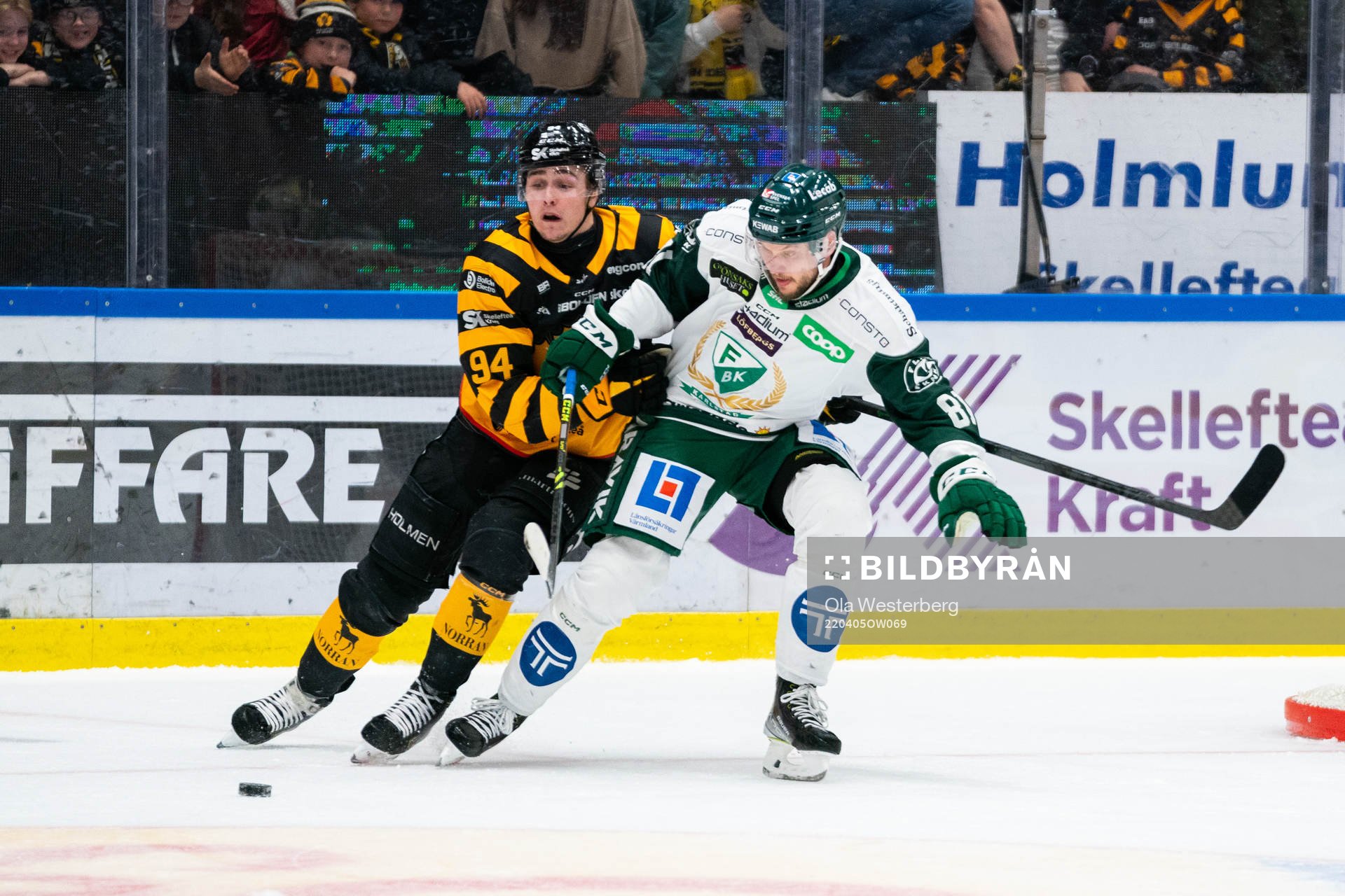 Skellefteås Linus Karlsson och Färjestads Theodor