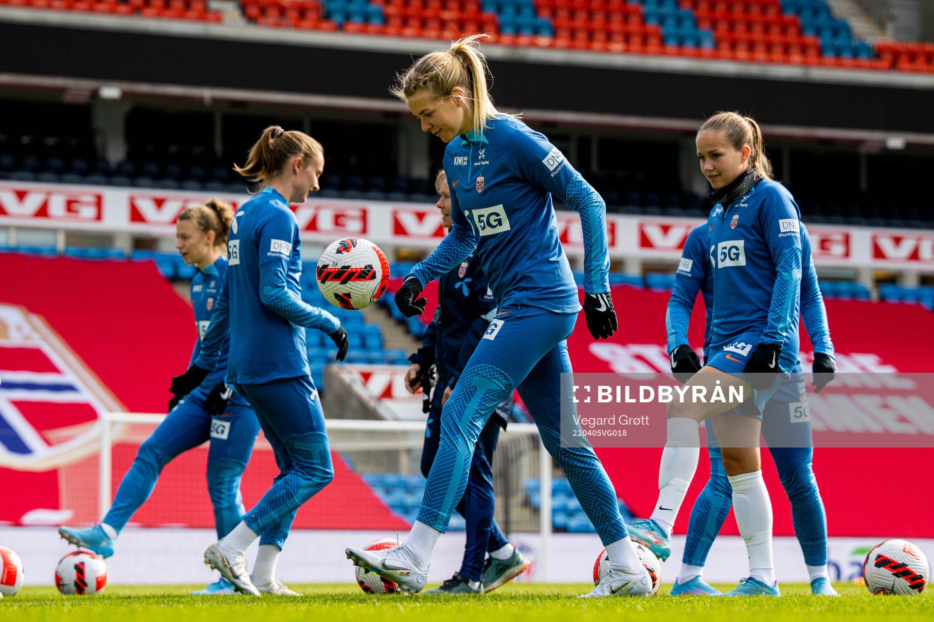 Ada Hegerberg of the Norwegian women's national football