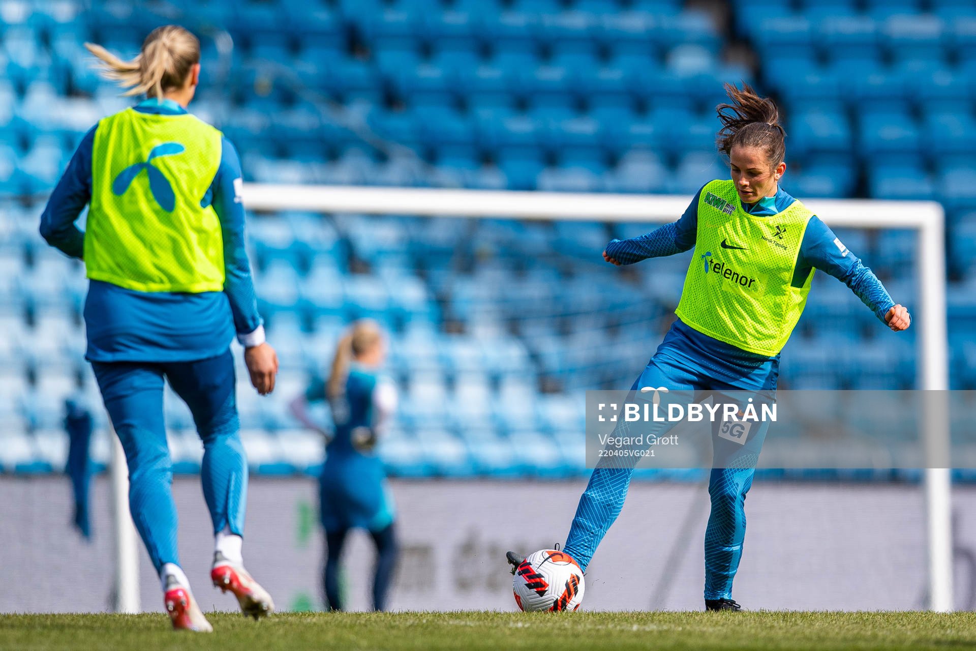 Tuva Hansen of the Norwegian women's national football team