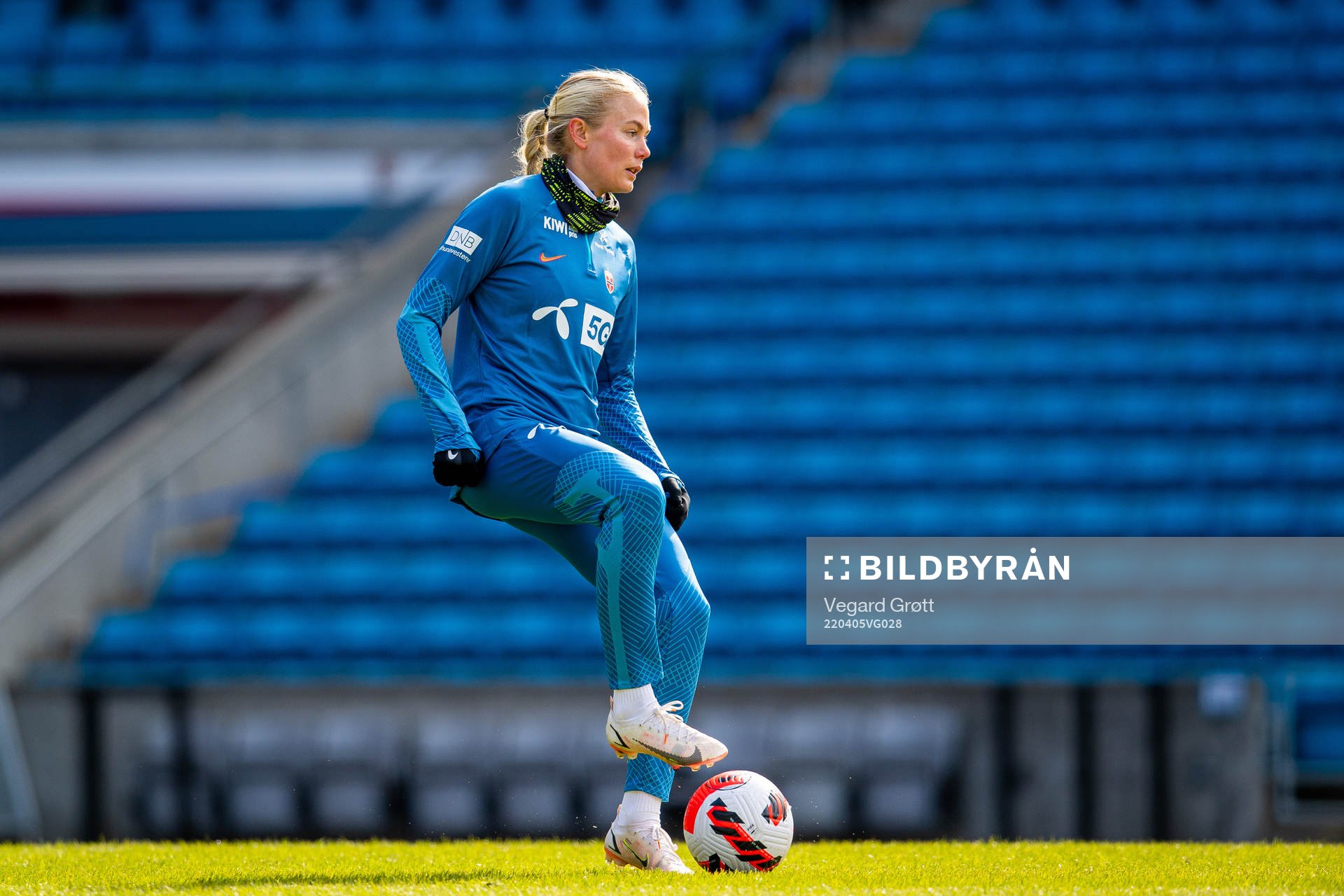 Guro Bergsvand of the Norwegian women's national football