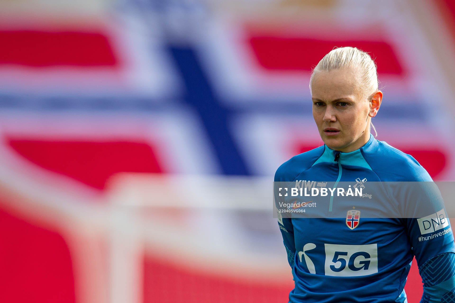 Karina Sævik of the Norwegian women's national football