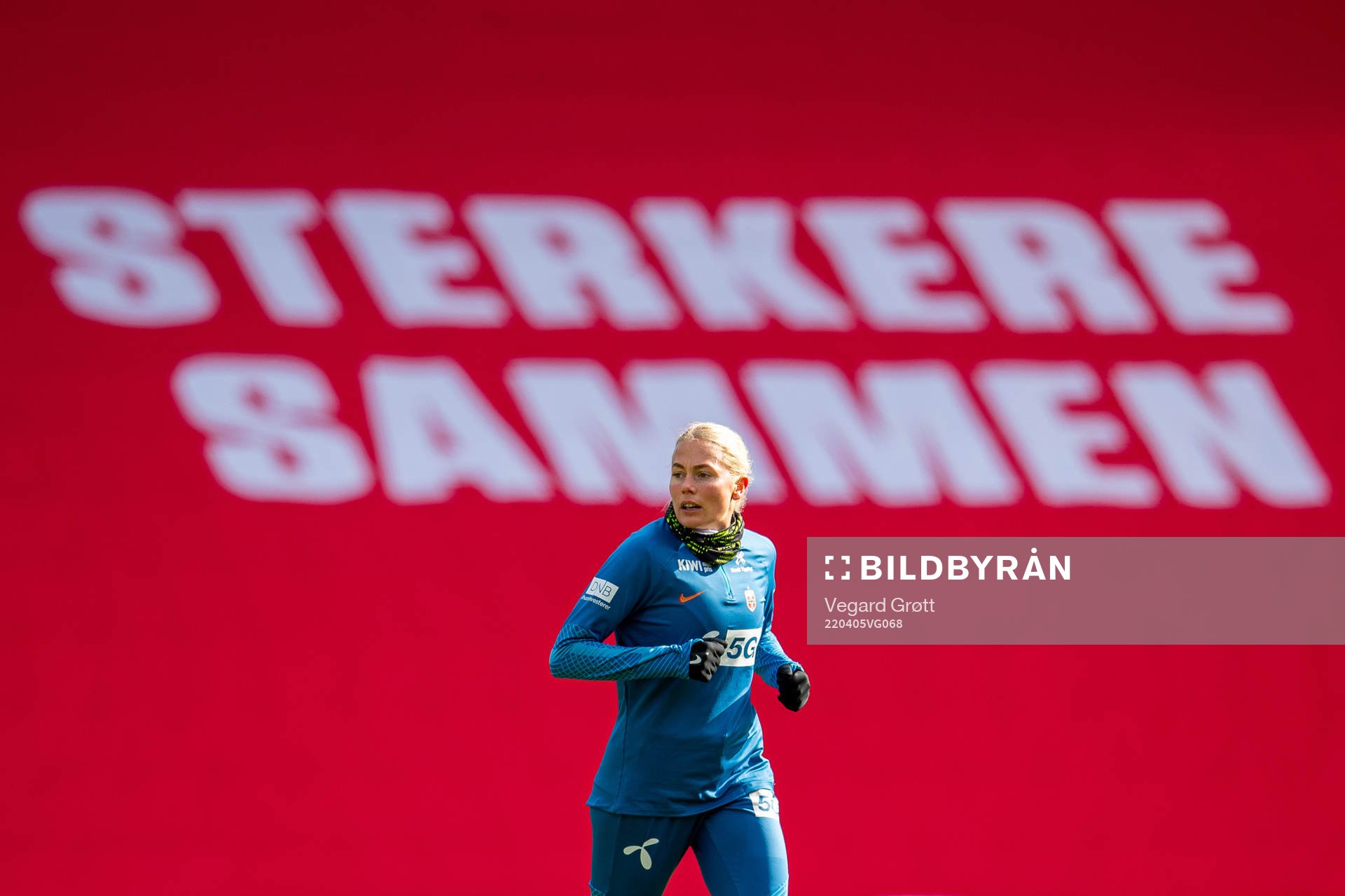 Guro Bergsvand of the Norwegian women's national football