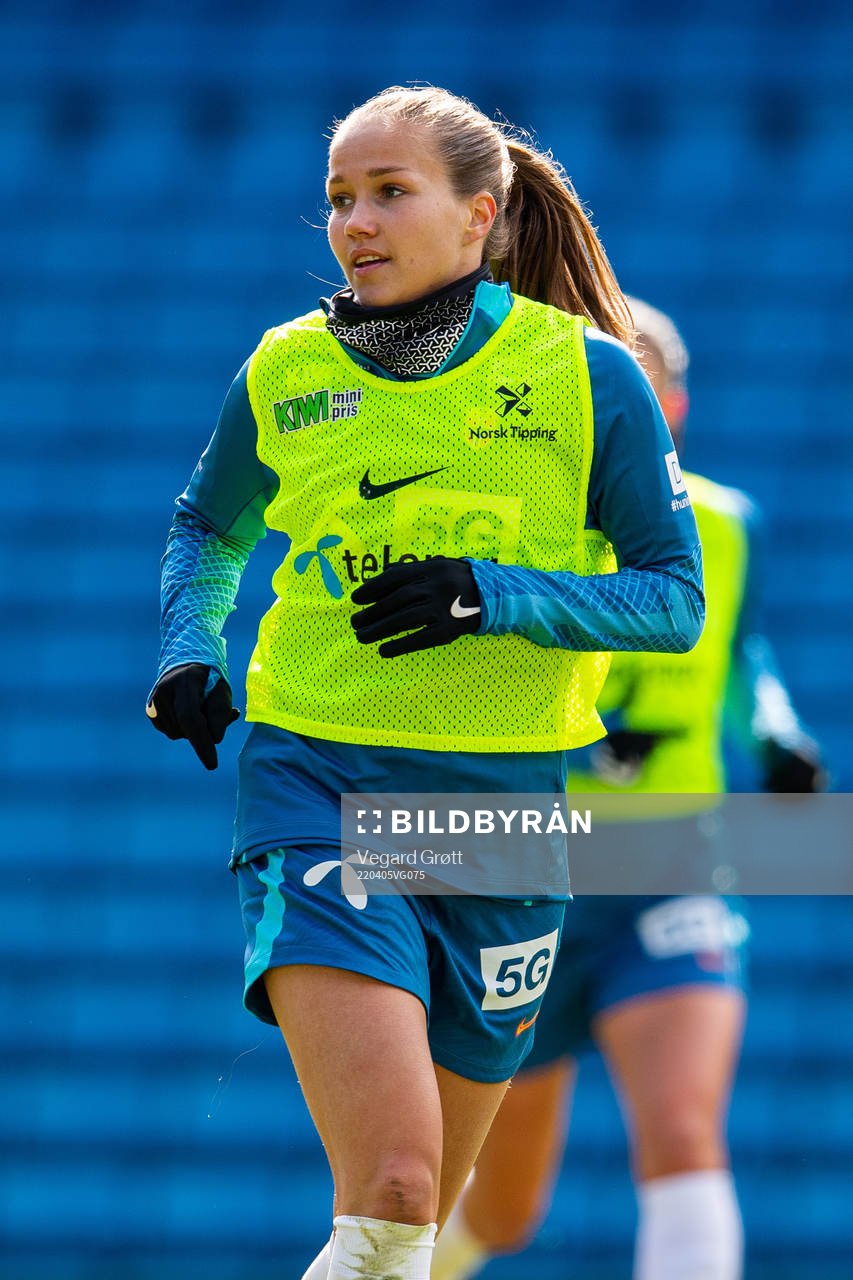 Guro Reiten of the Norwegian women's national football team