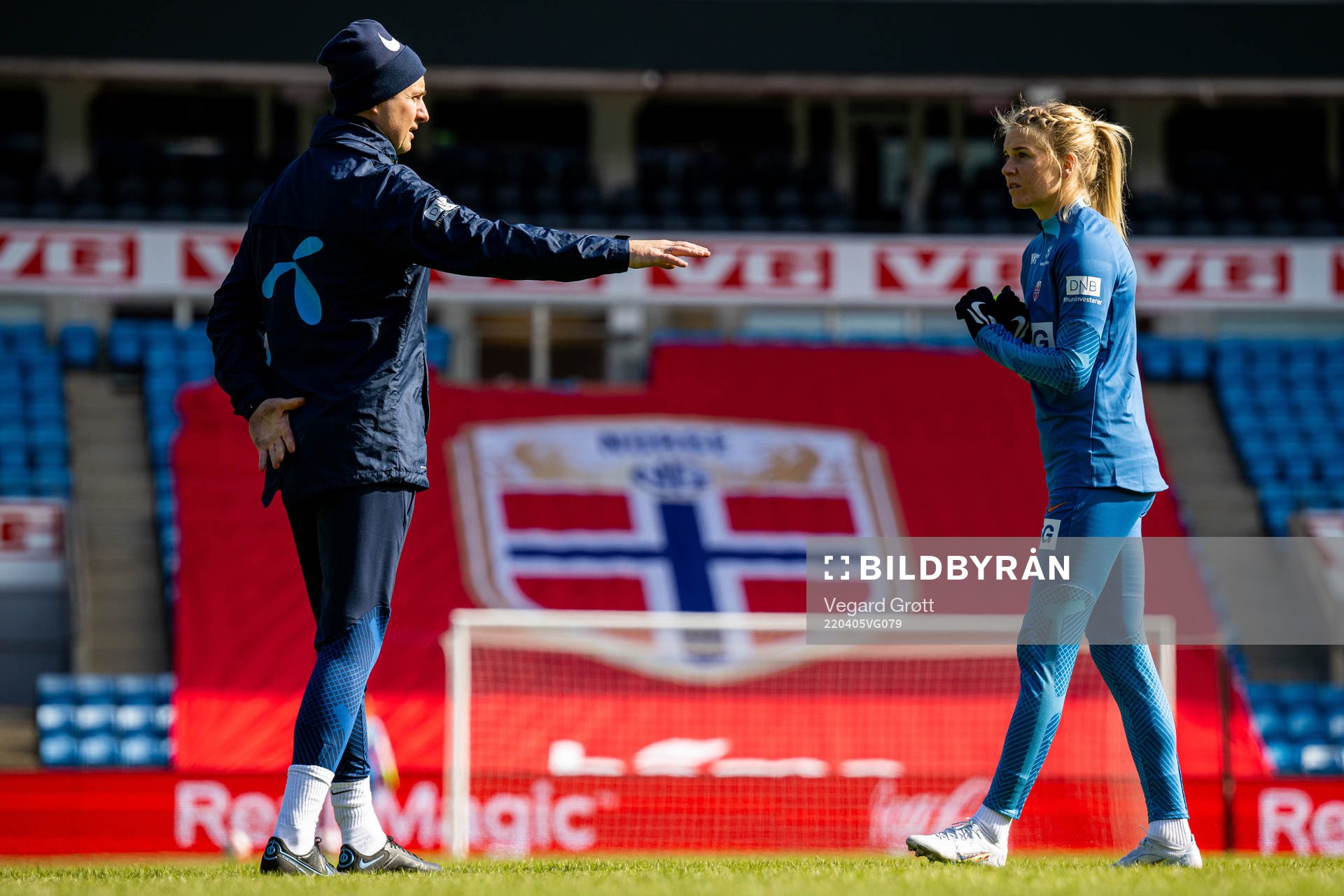 Roger Eskeland, goalkeeper coach of the Norwegian women's