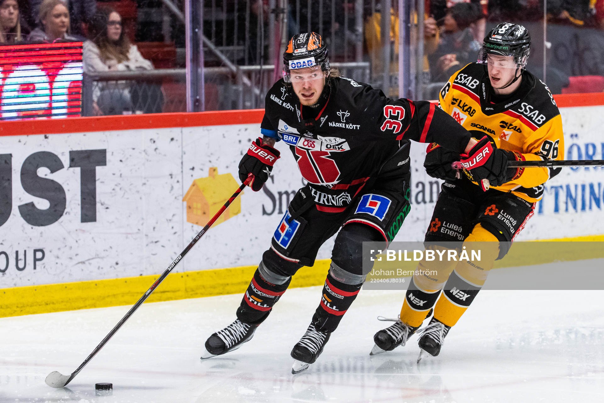 Örebros Christopher Mastomäki och Luleås Pontus