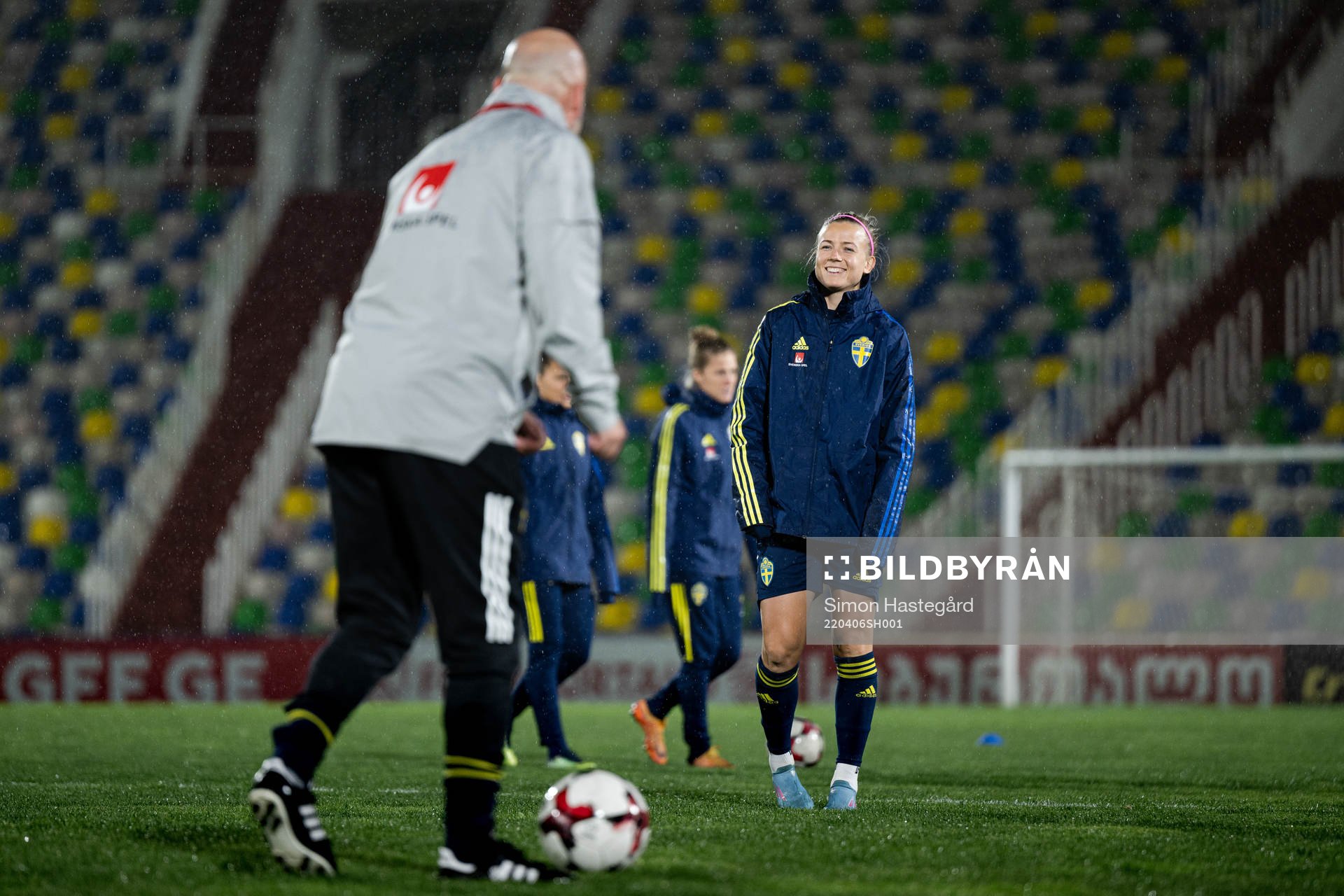 Hanna Glas of the Swedish women's national football team