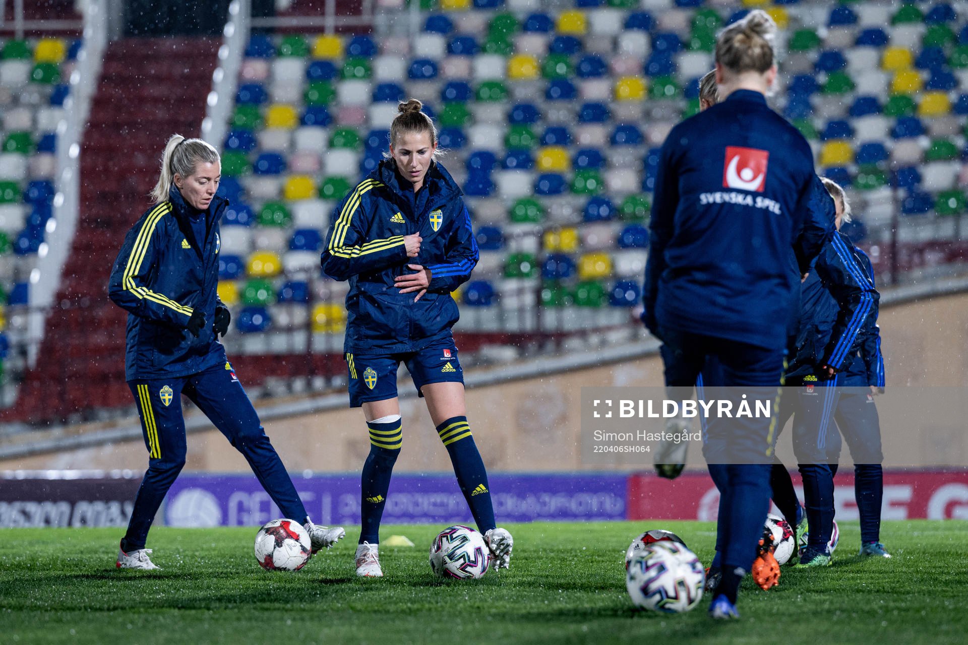 Emma Kullberg and Emma Berglund of the Swedish women's