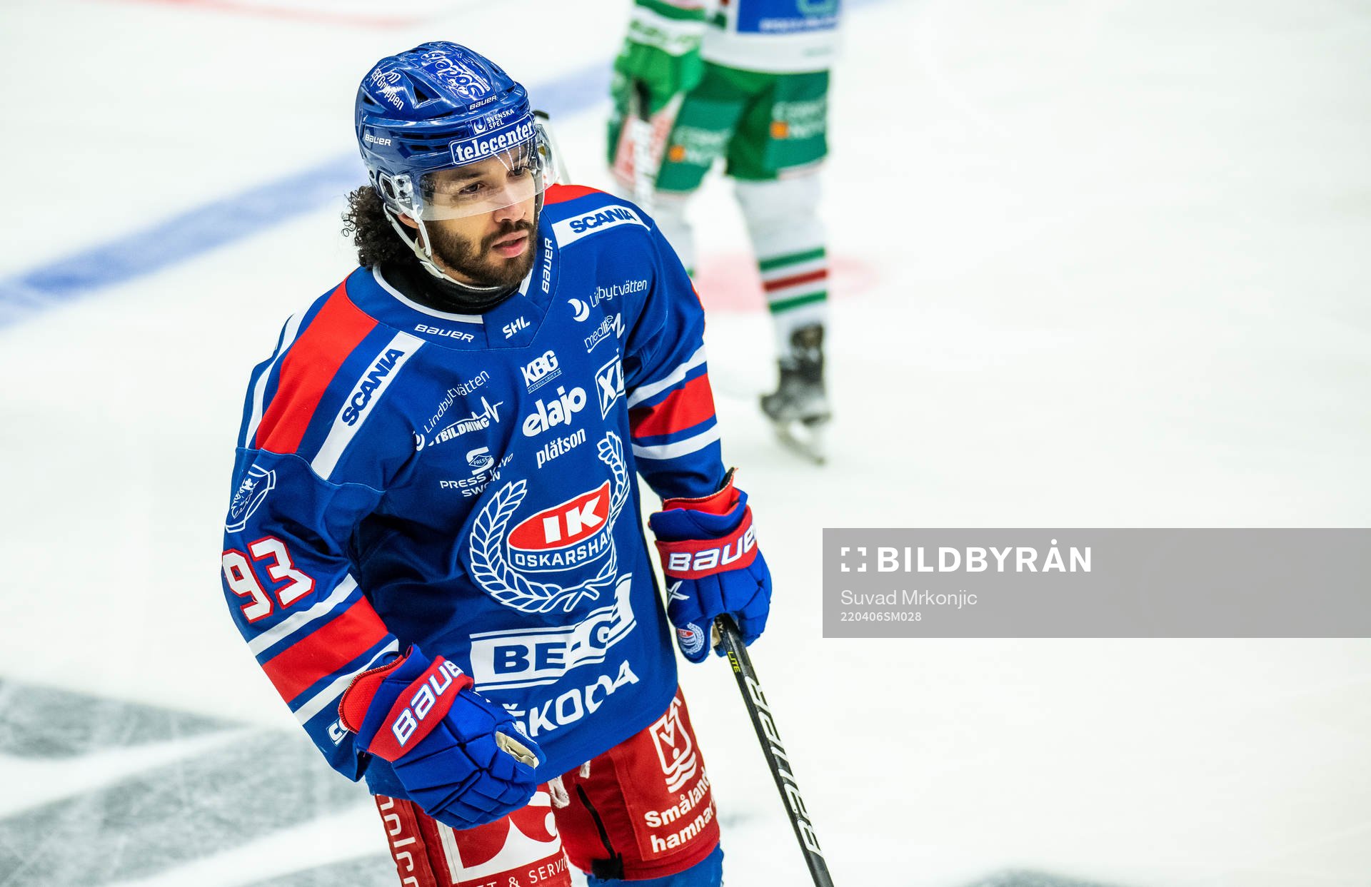 Oskarshamns Cameron Brace jublar