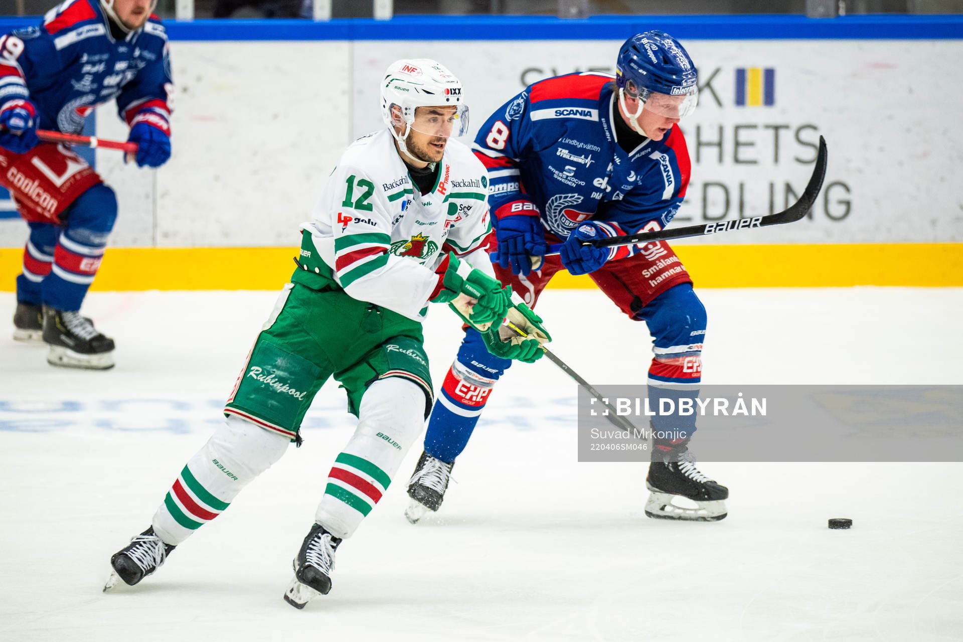 Rögles Brady Ferguson och Oskarshamns Fredrik Olofsson