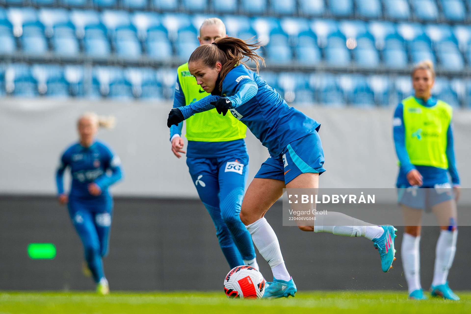 Guro Reiten of the Norwegian women's national football team