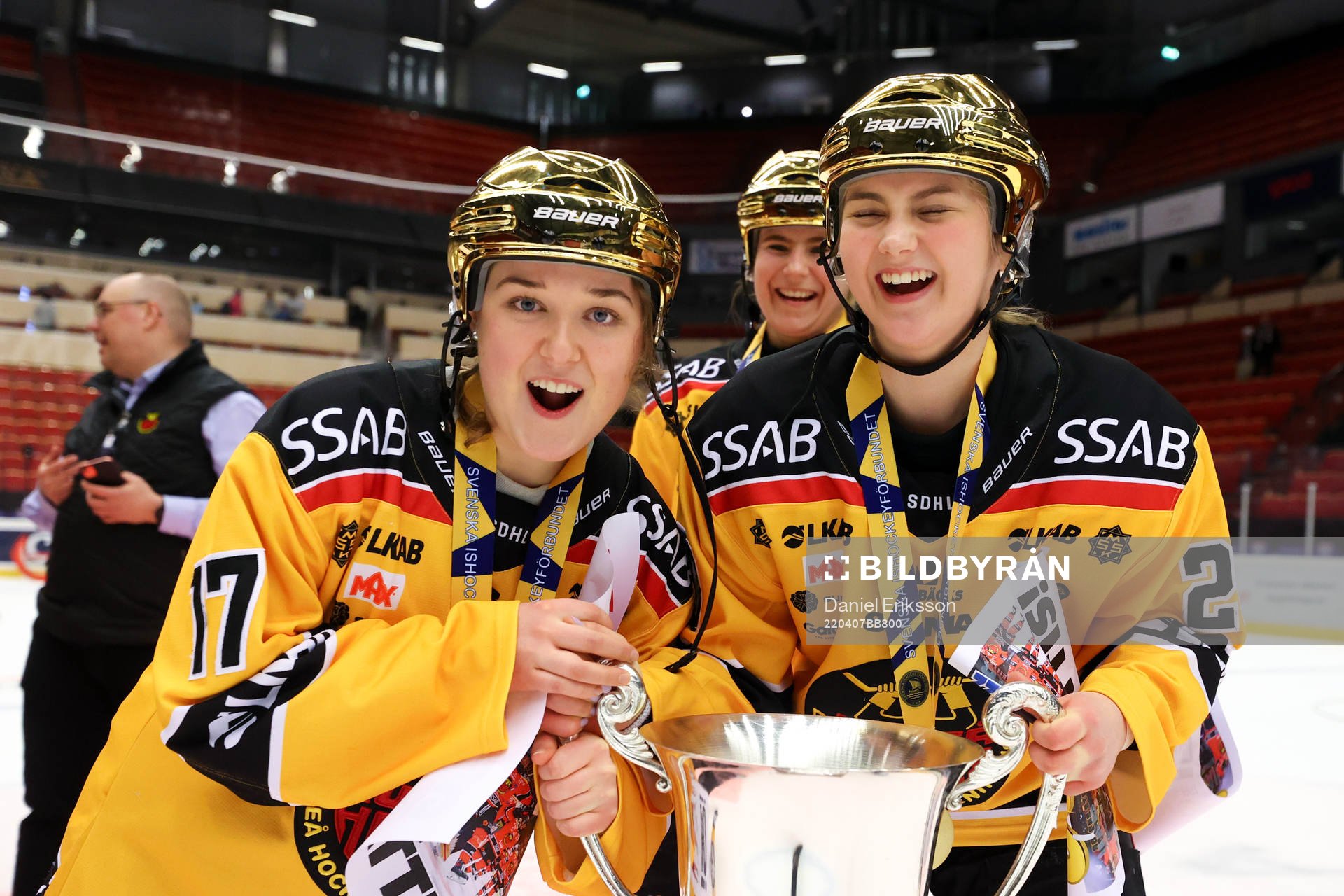 Luleås Sofia Skriver jublar