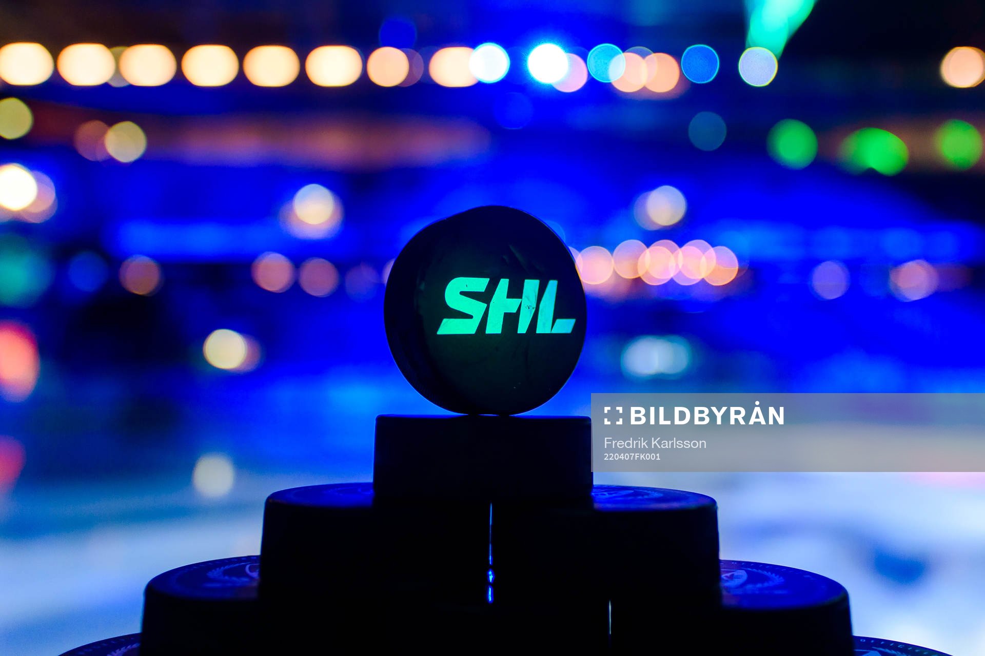 En SHL puck