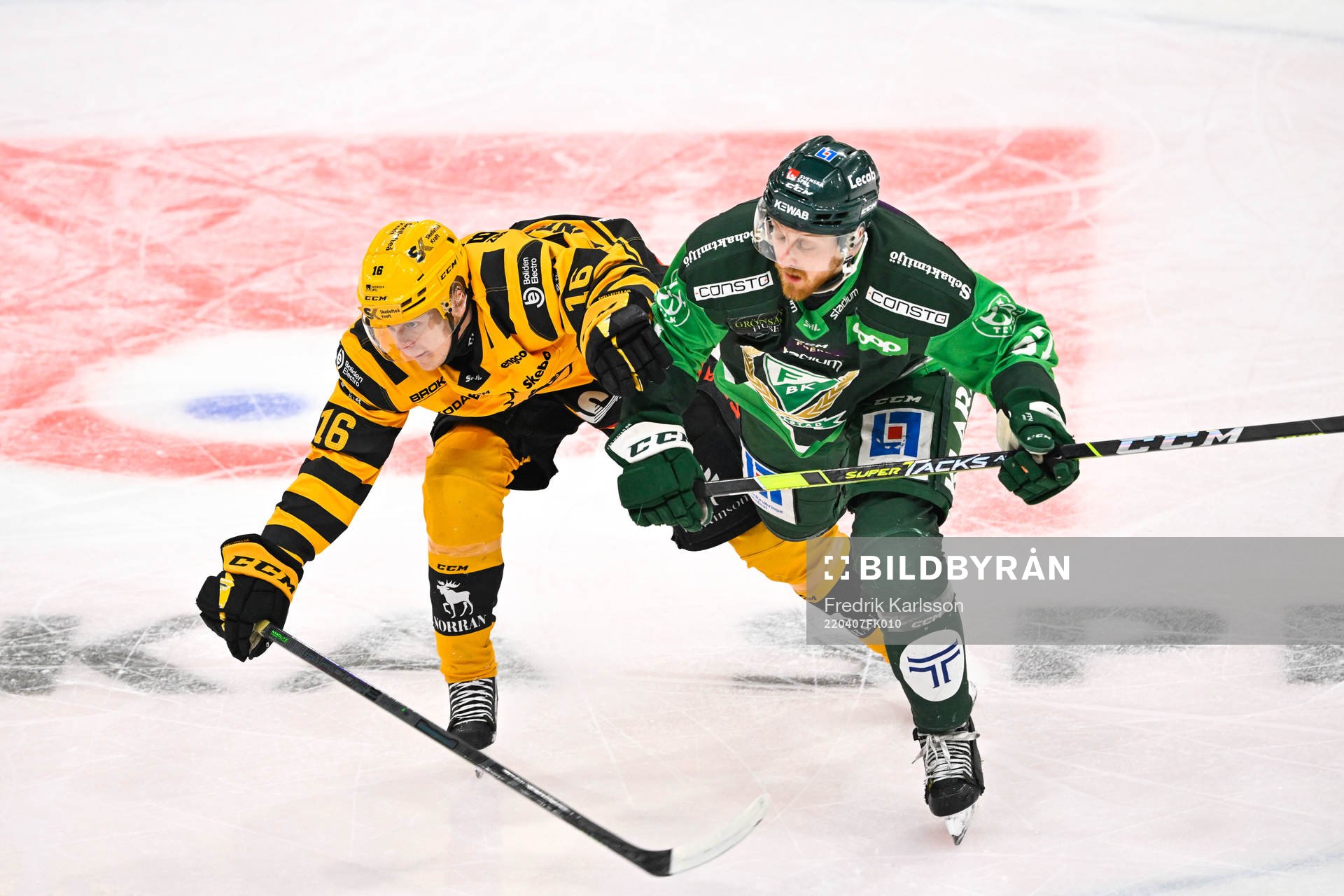 Skellefteås Linus Lindström och Färjestads Pontus