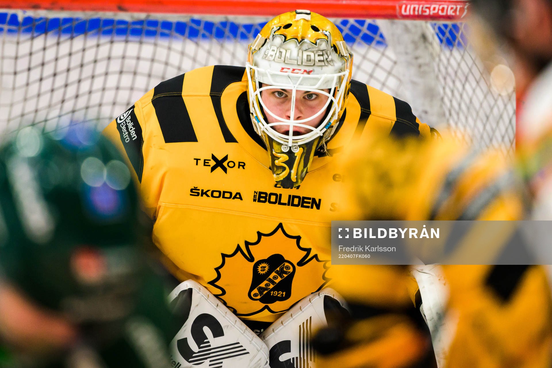 Skellefteås målvakt Strauss Mann