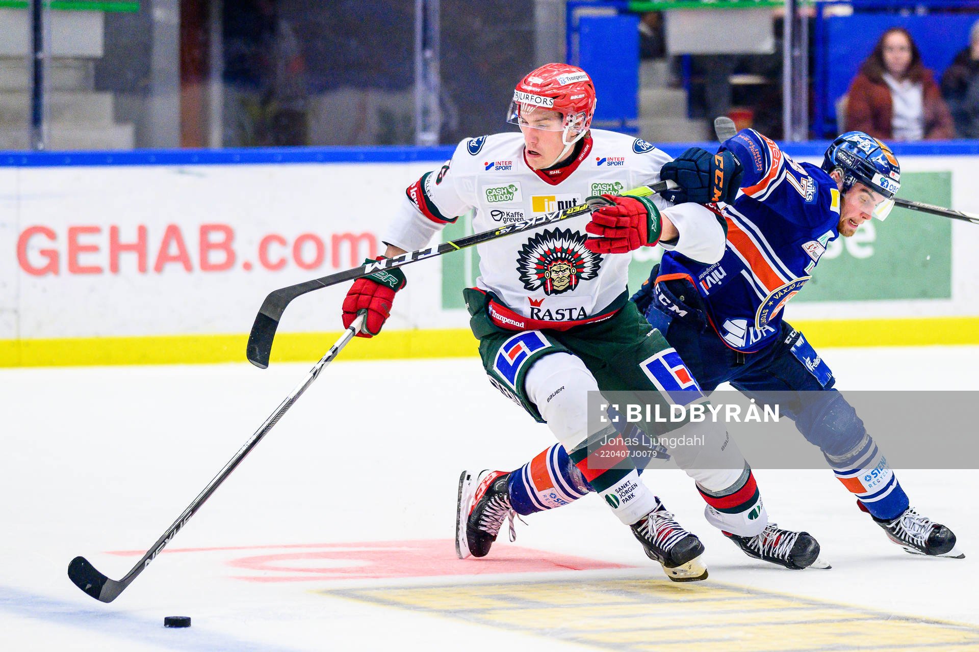 Frölundas Elmer Söderblom och Växjös Glenn Gustafsson