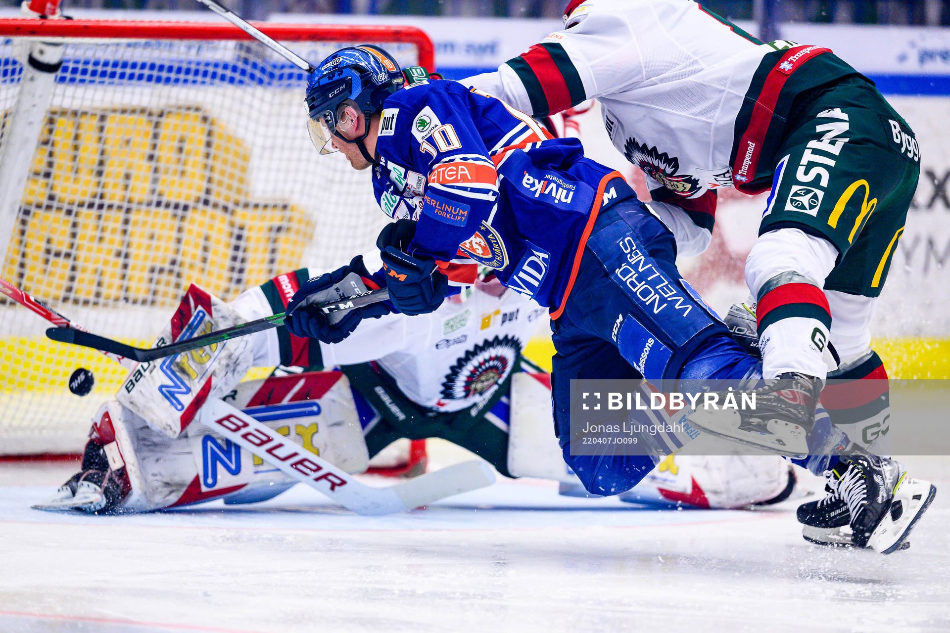 Växjös Richard Gynge gör mål 1-2