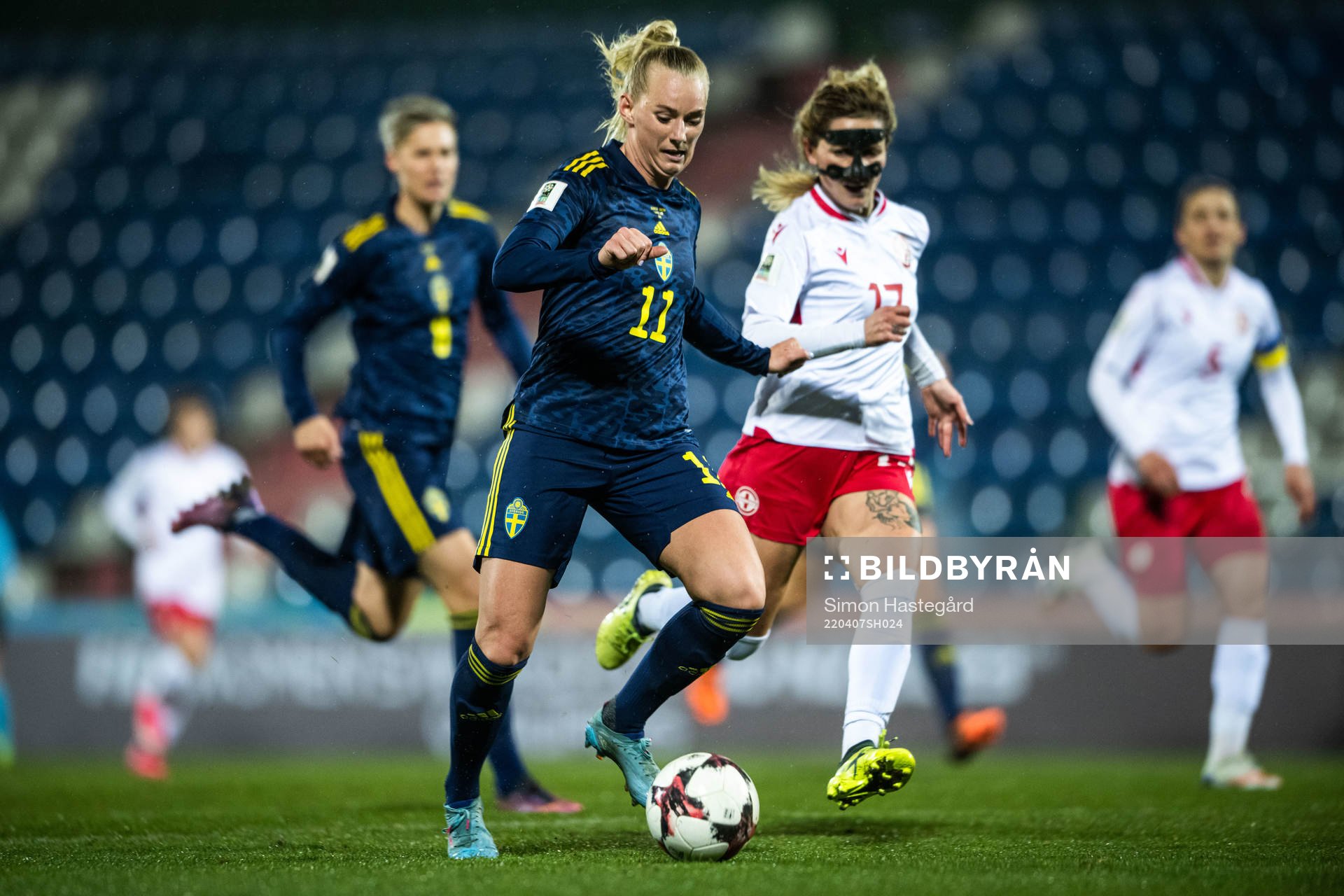 Stina Blackstenius of Sweden