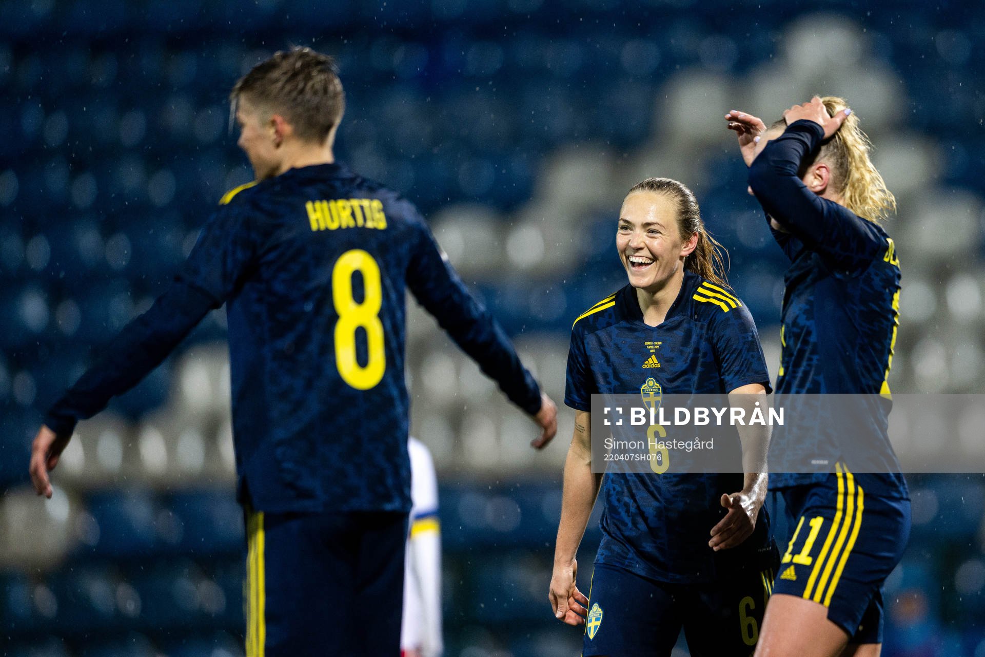 Magdalena Eriksson of Sweden celebrates