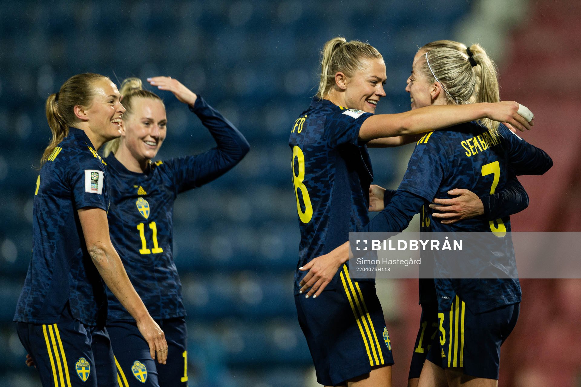 Magdalena Eriksson , Stina Blackstenius , Fridolina Rolfö
