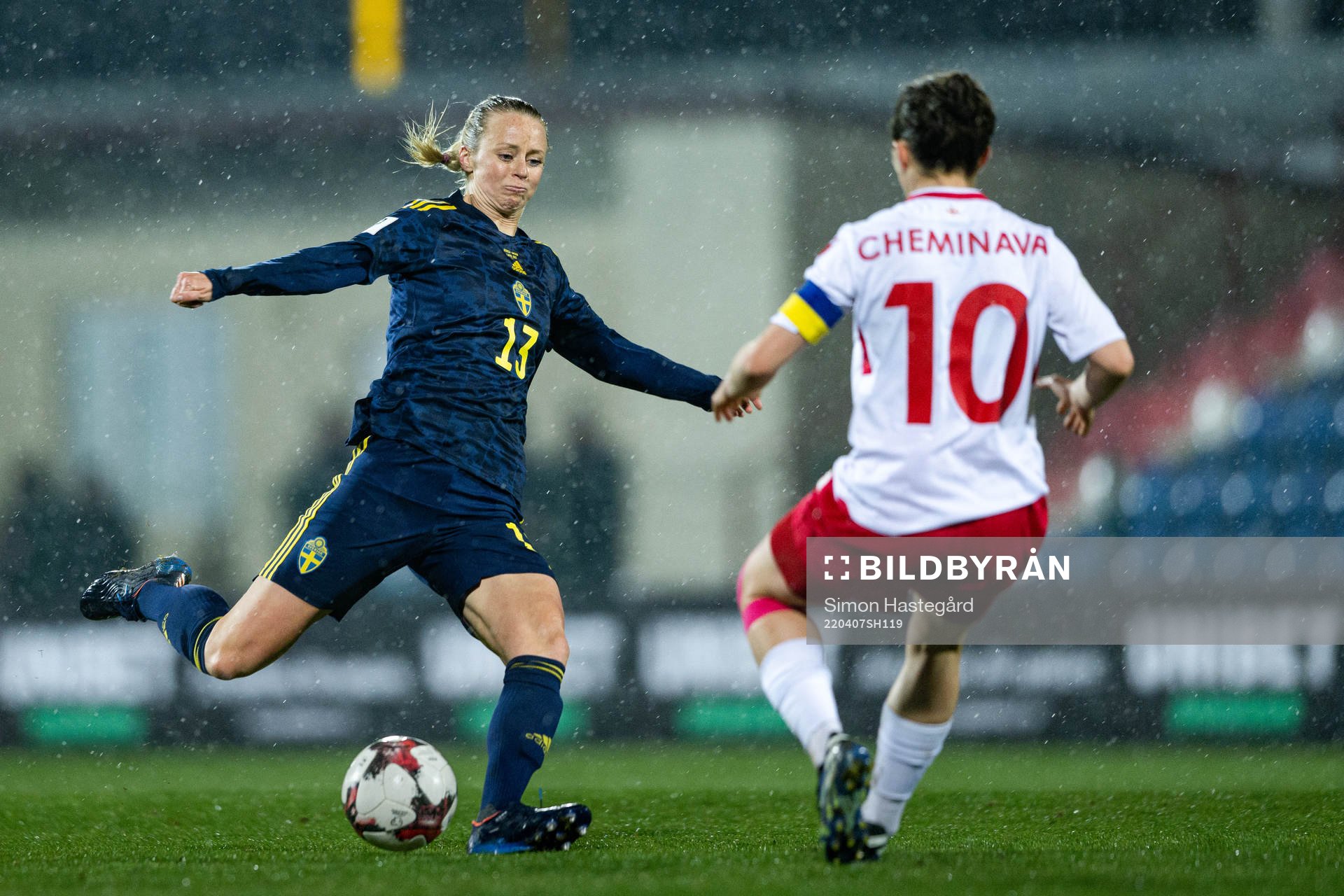 Amanda Ilestedt of Sweden