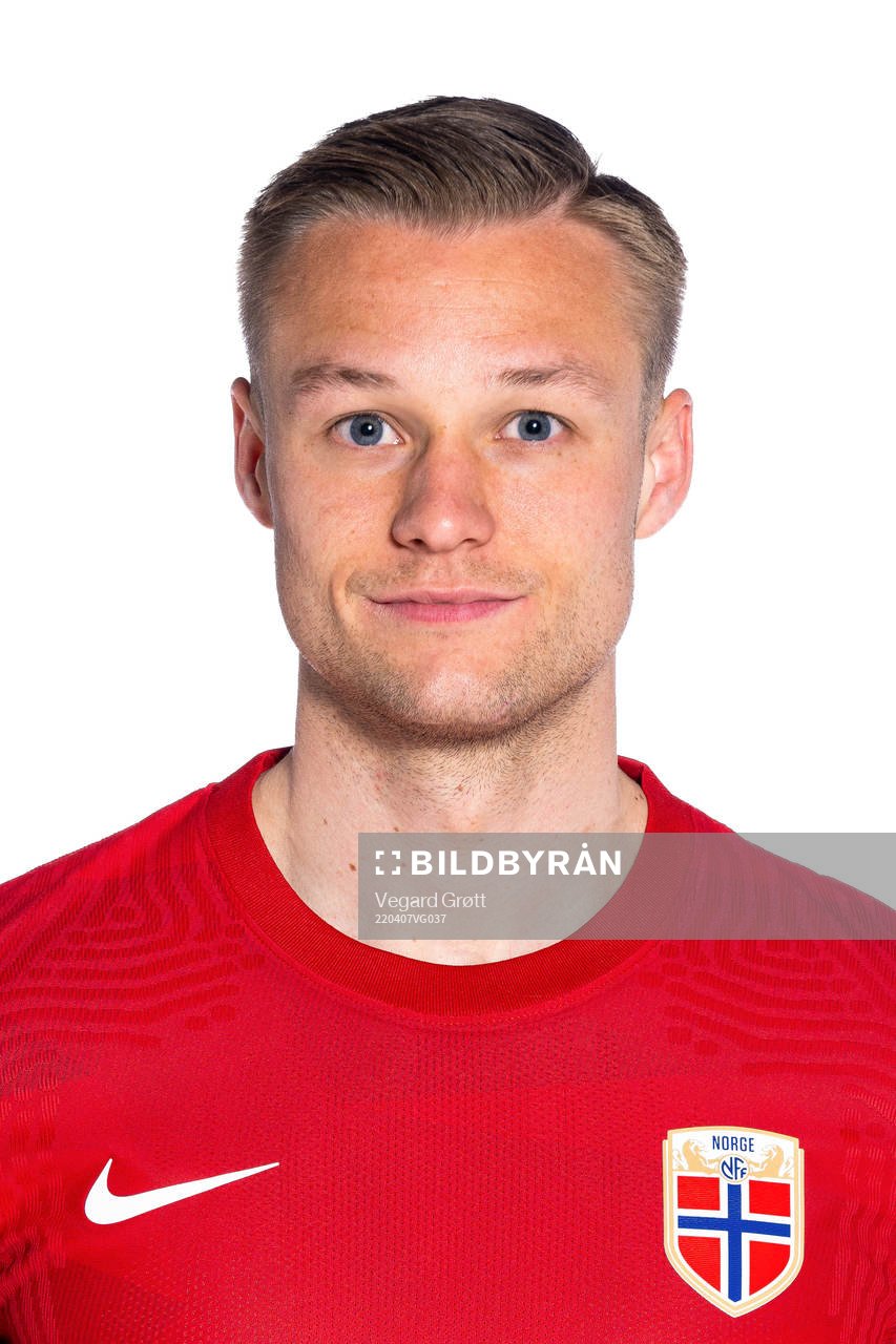 Stian Gregersen of the Norwegian national football team