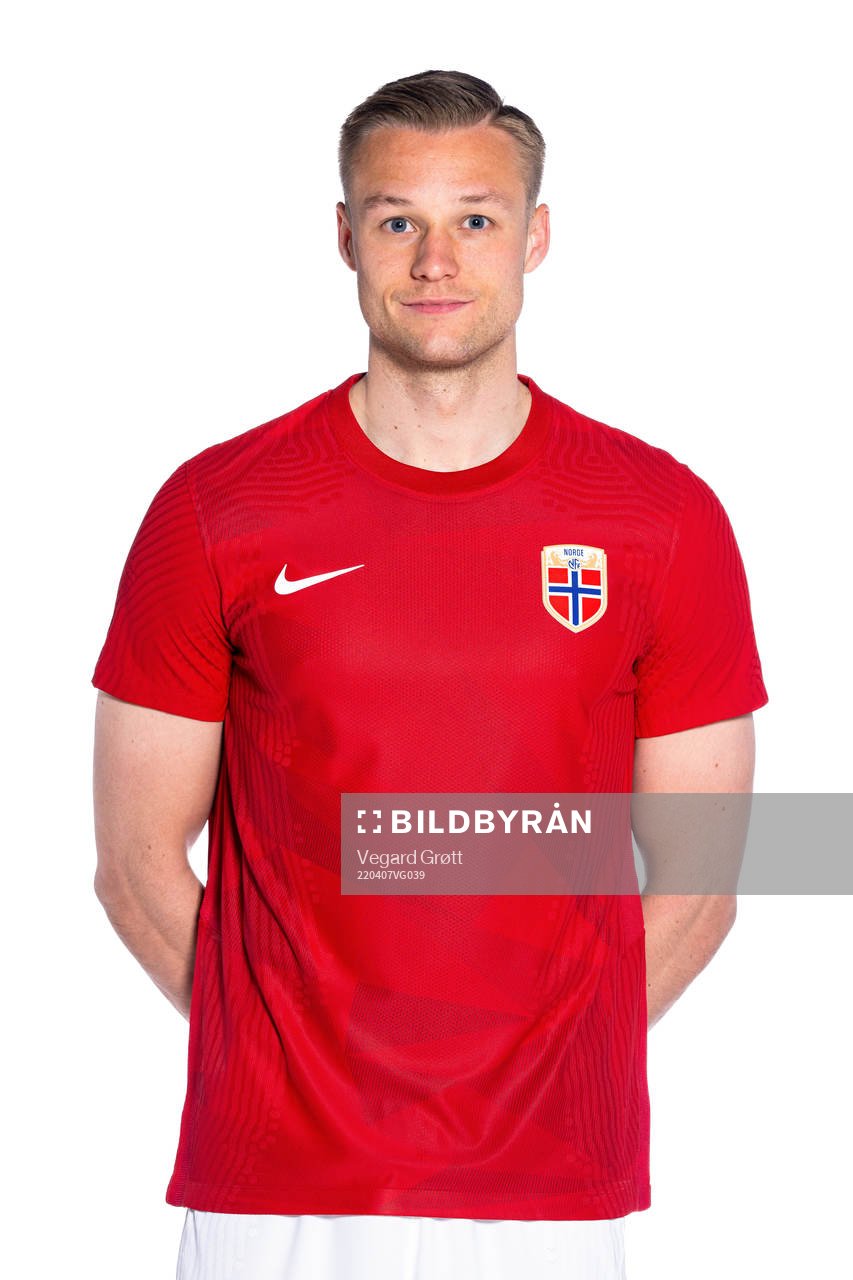 Stian Gregersen of the Norwegian national football team