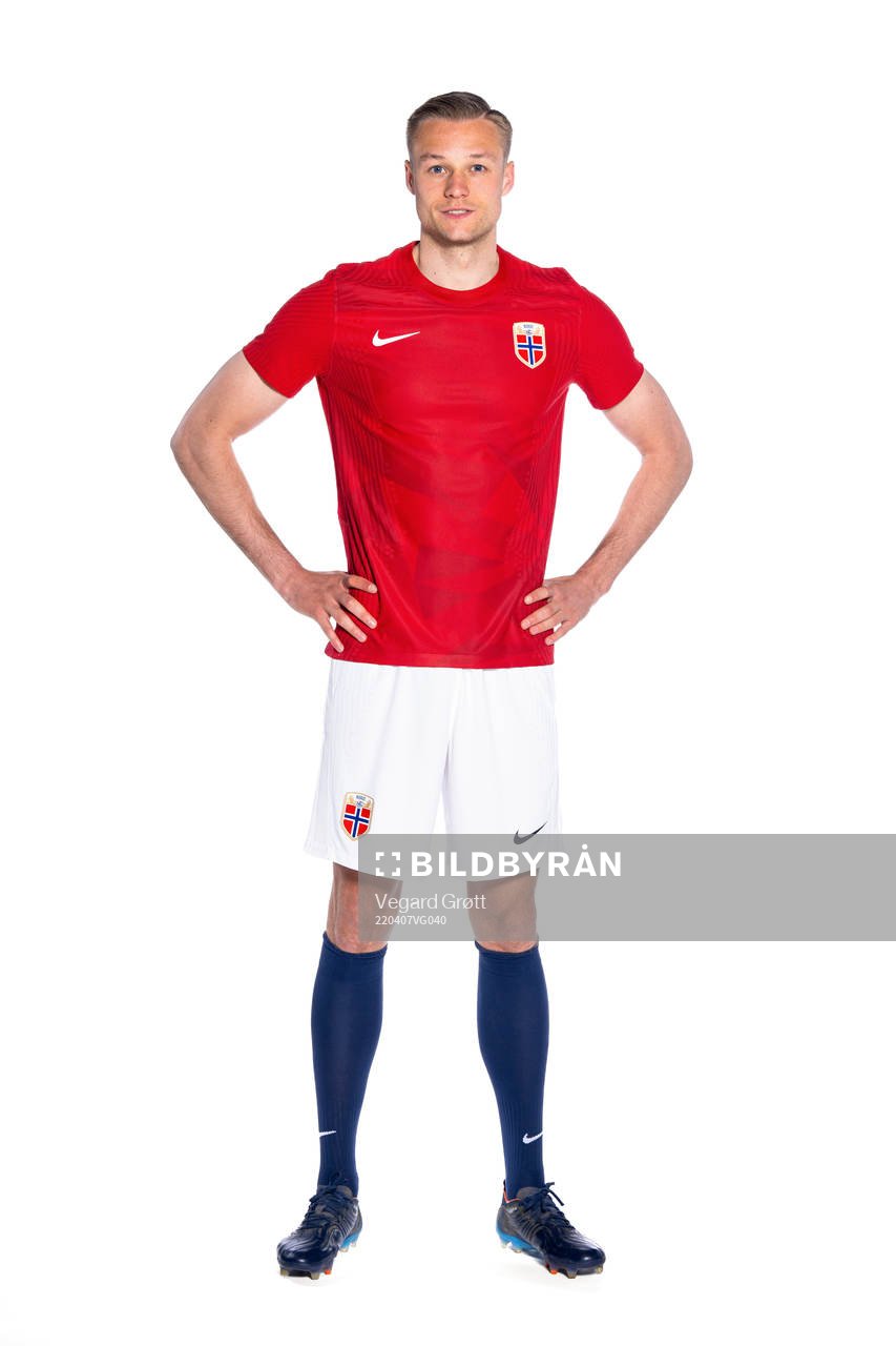 Stian Gregersen of the Norwegian national football team