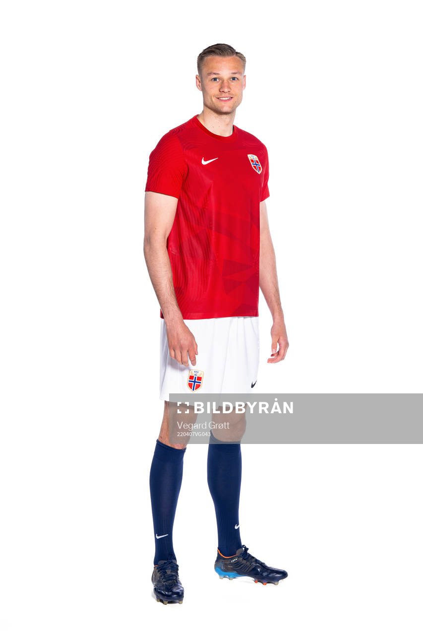 Stian Gregersen of the Norwegian national football team