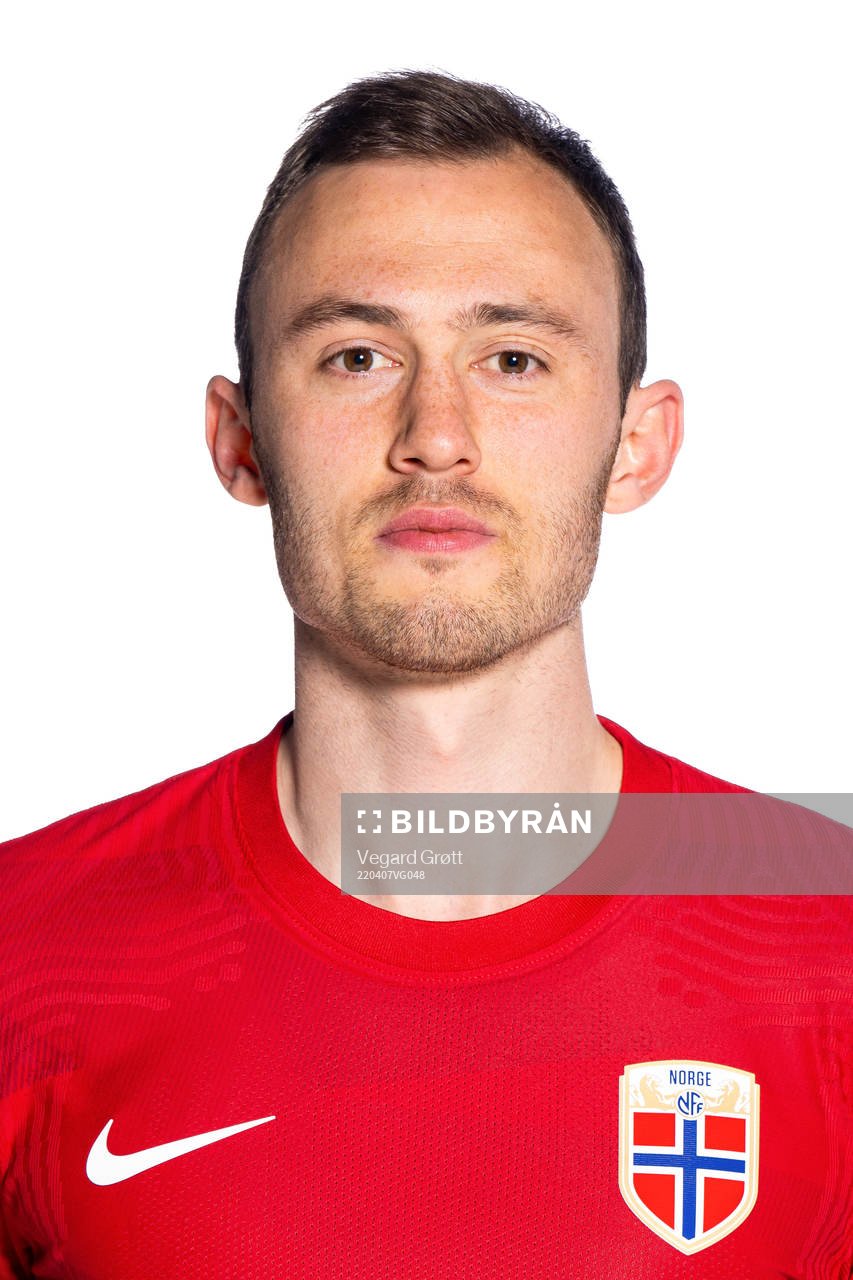 Fredrik Aursnes of the Norwegian national football team