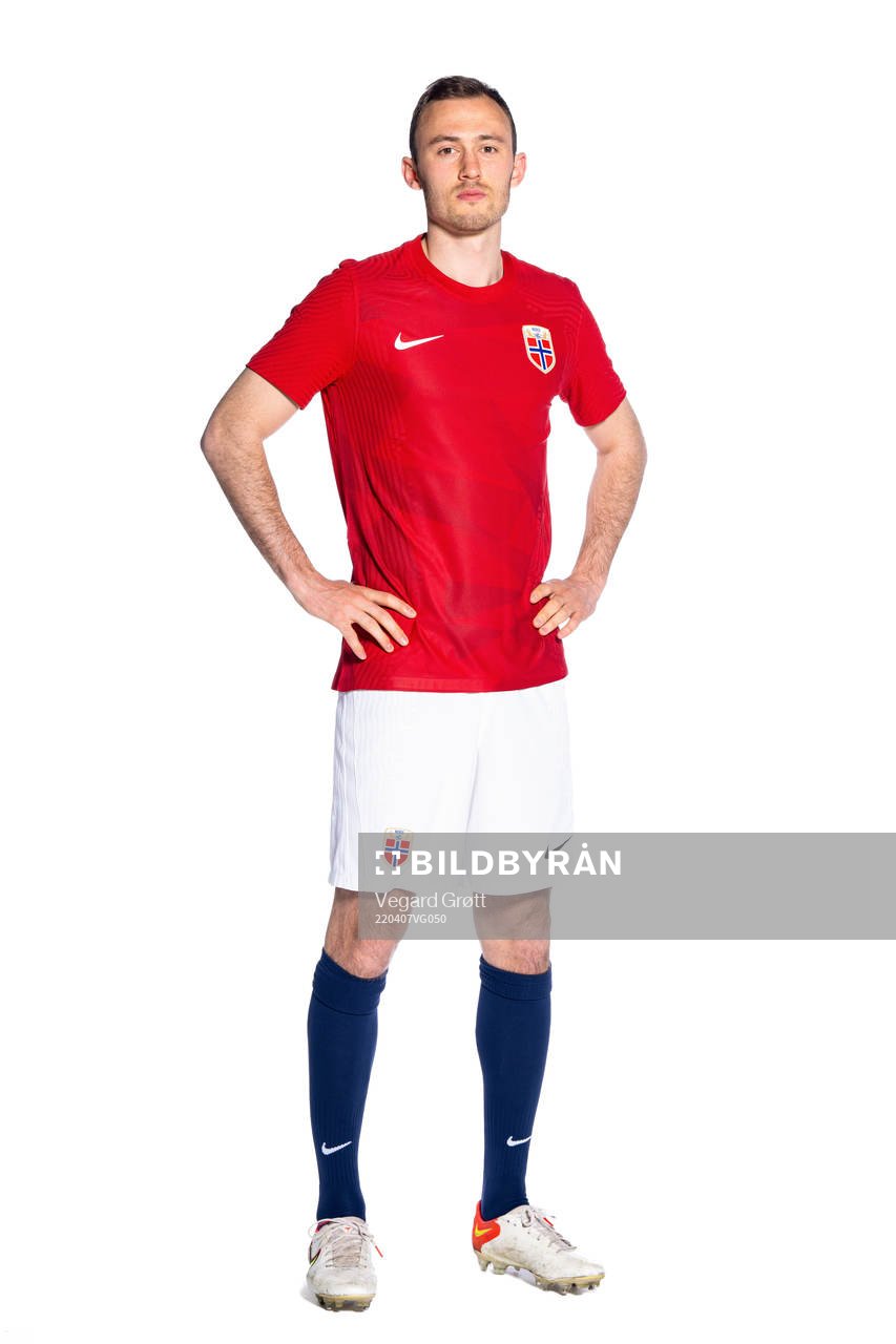 Fredrik Aursnes of the Norwegian national football team