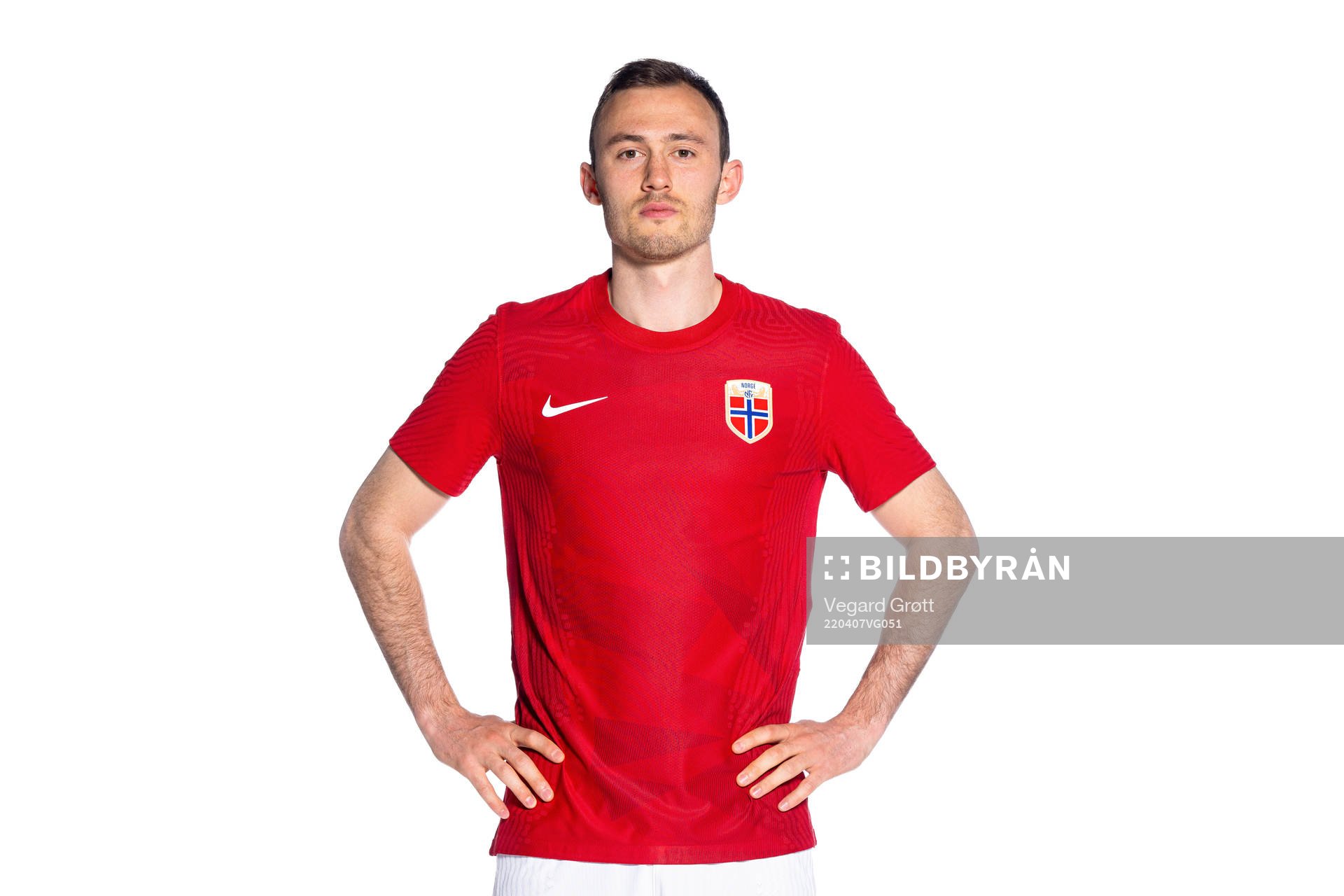 Fredrik Aursnes of the Norwegian national football team