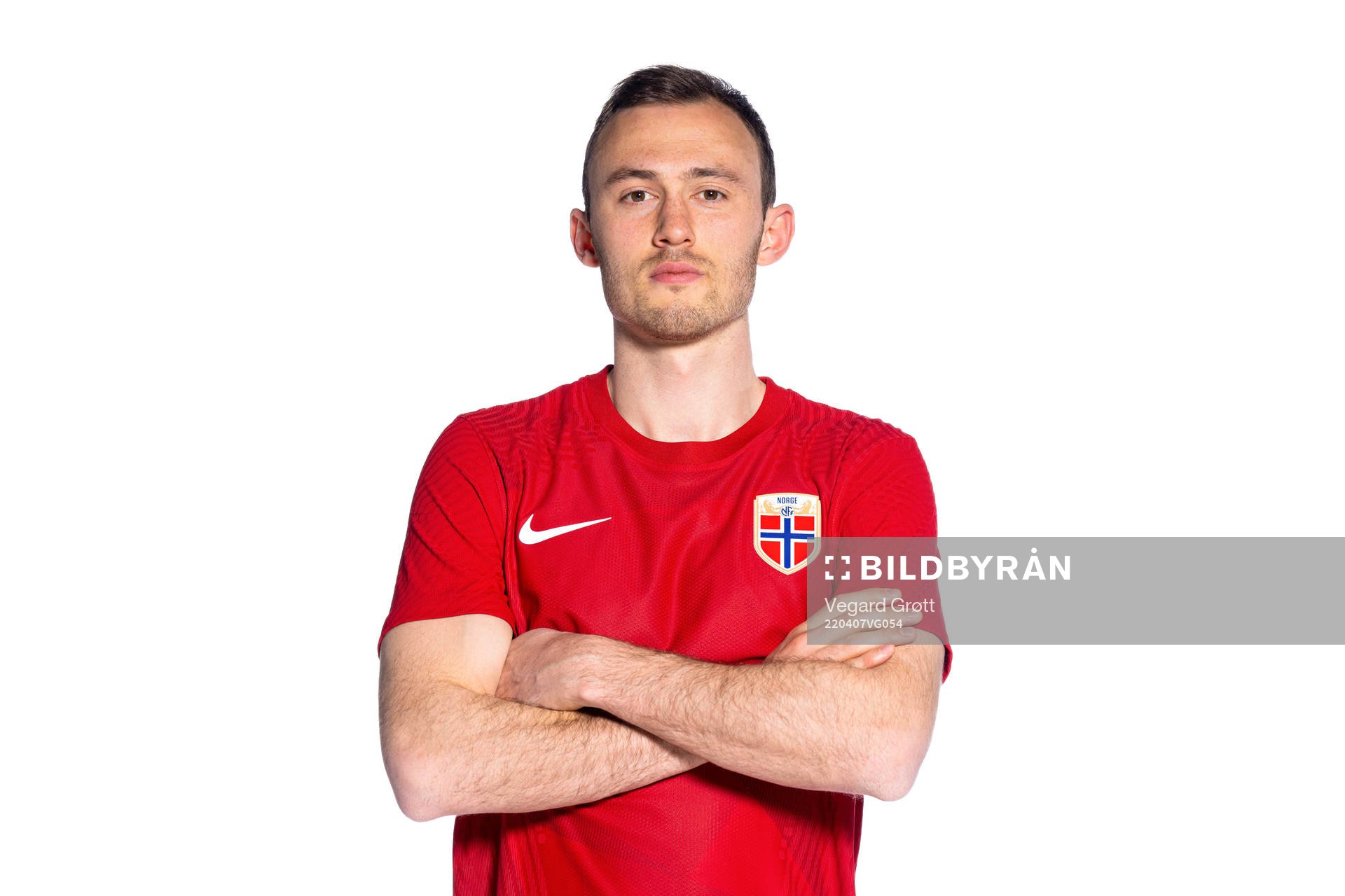 Fredrik Aursnes of the Norwegian national football team