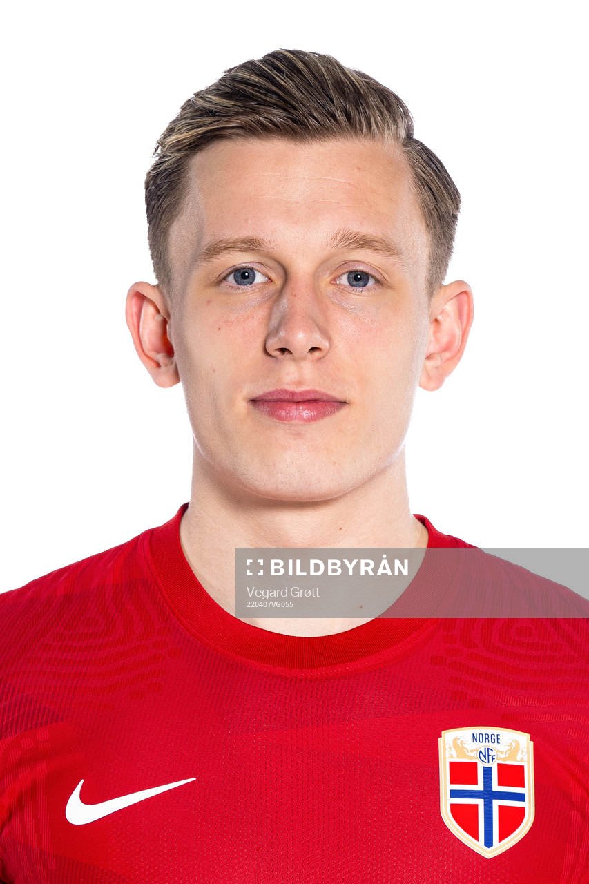 Marcus Holmgren Pedersen of the Norwegian national football