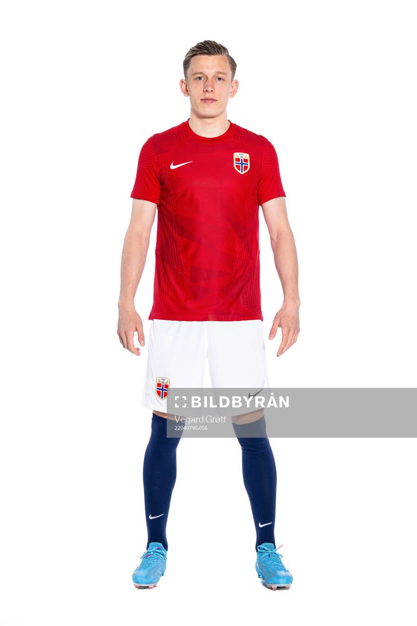 Marcus Holmgren Pedersen of the Norwegian national football