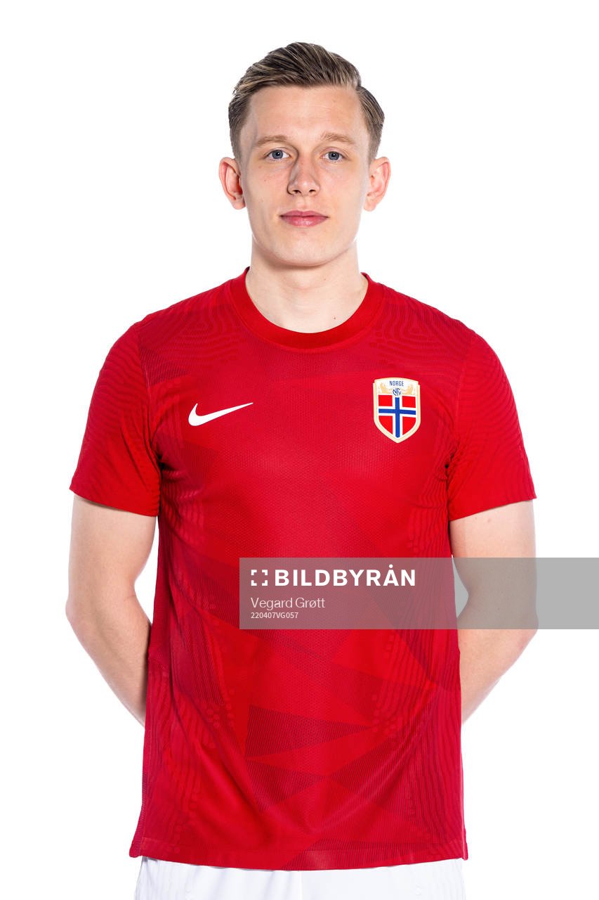 Marcus Holmgren Pedersen of the Norwegian national football