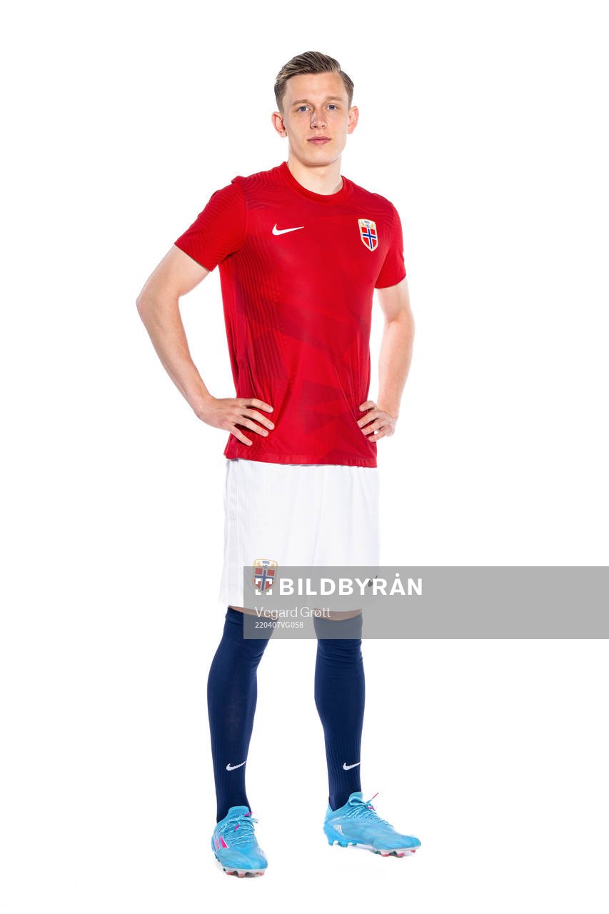 Marcus Holmgren Pedersen of the Norwegian national football