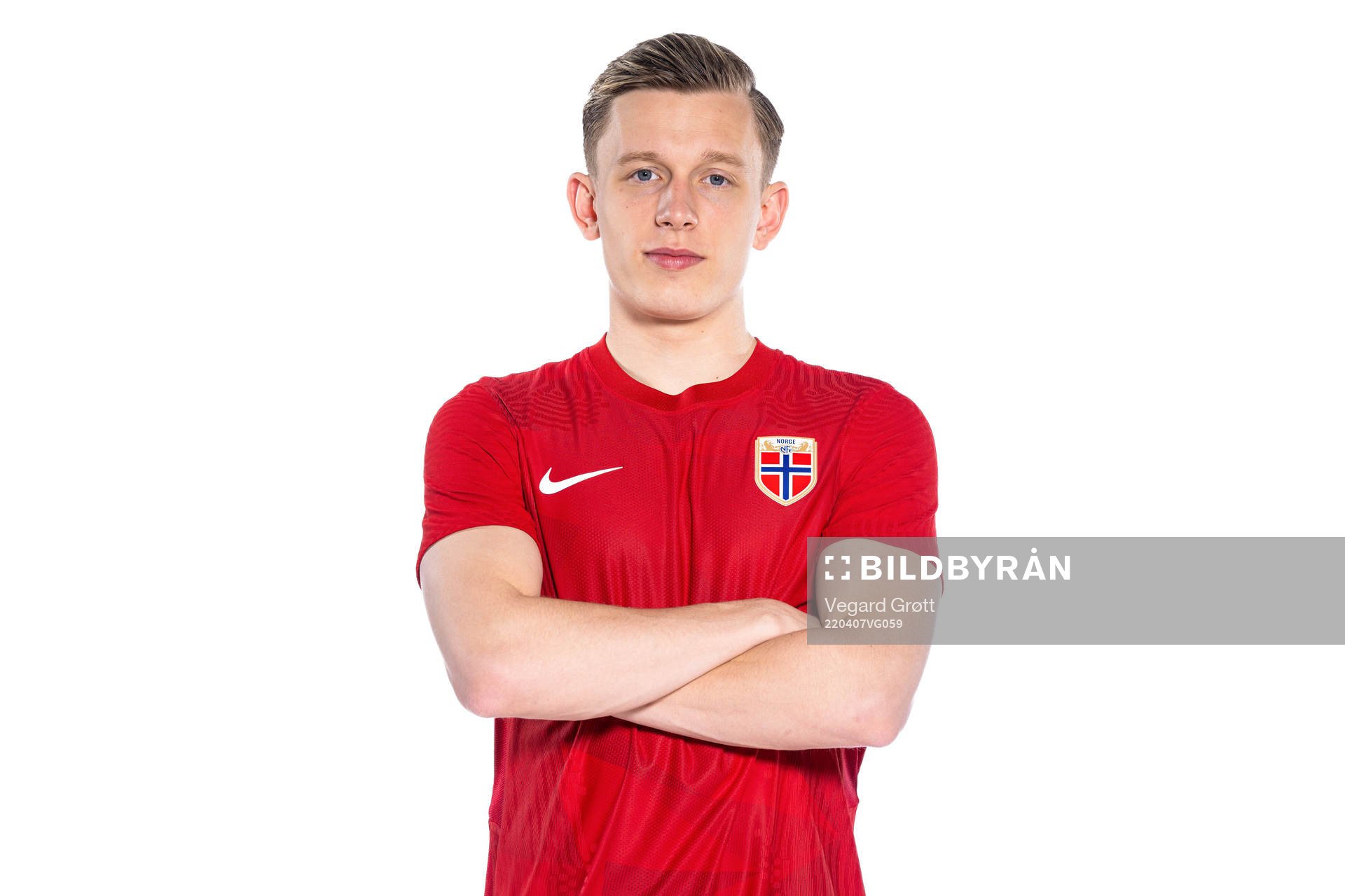 Marcus Holmgren Pedersen of the Norwegian national football