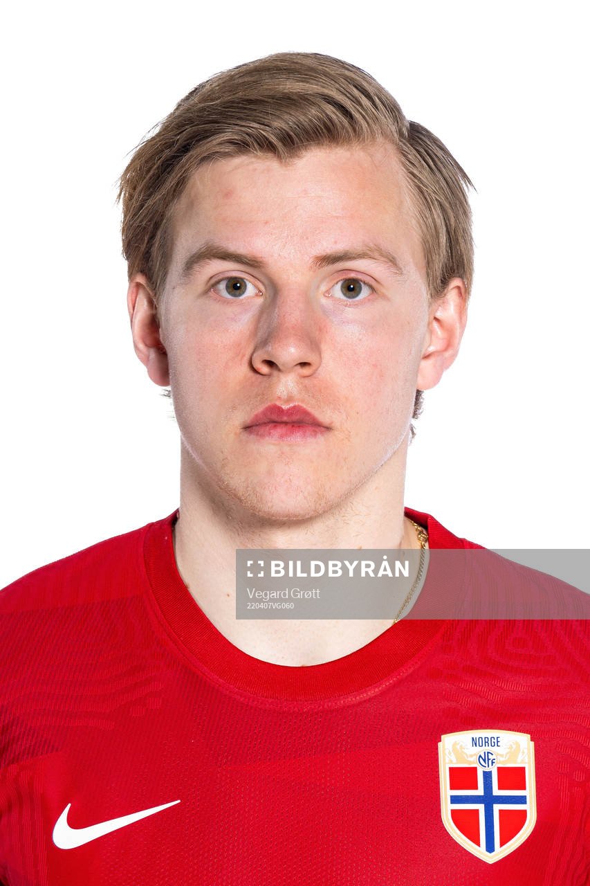 Jens Petter Hauge of the Norwegian national football team