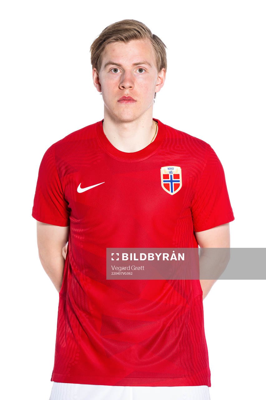 Jens Petter Hauge of the Norwegian national football team