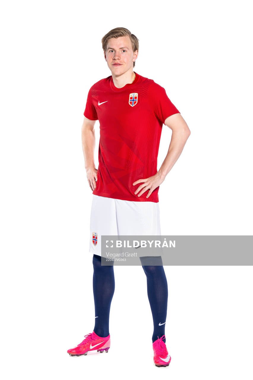 Jens Petter Hauge of the Norwegian national football team