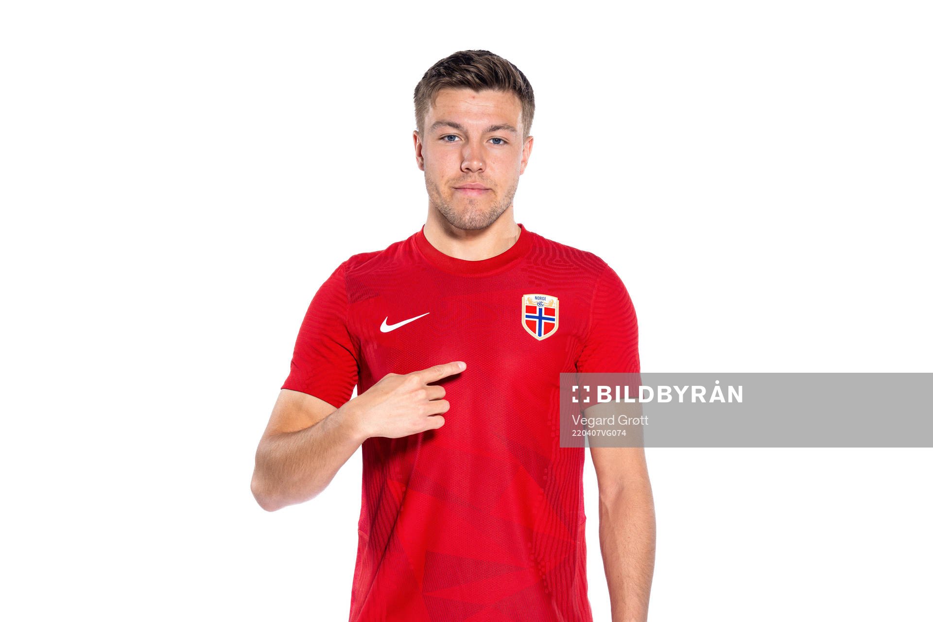 Fredrik André Bjørkan of the Norwegian national football