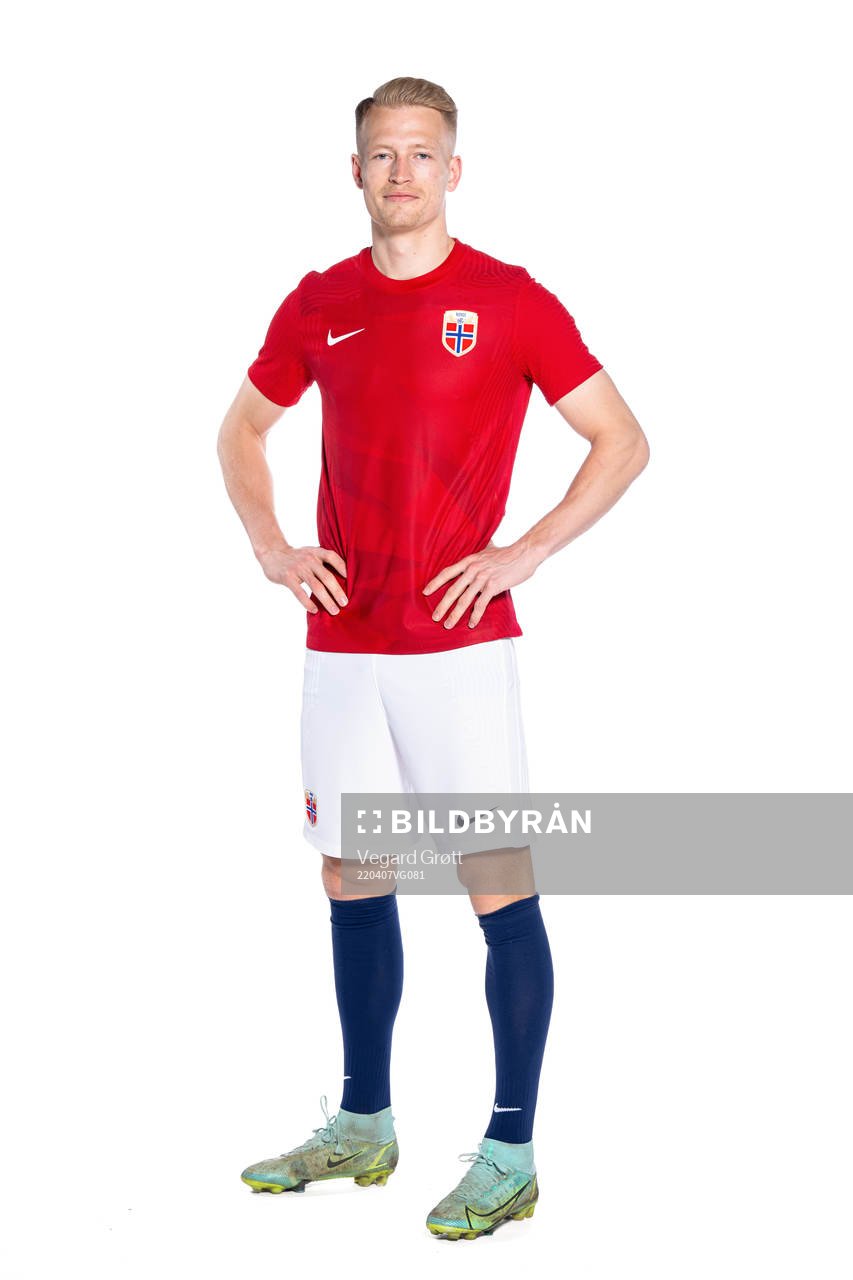 Andreas Hanche-Olsen of the Norwegian national football